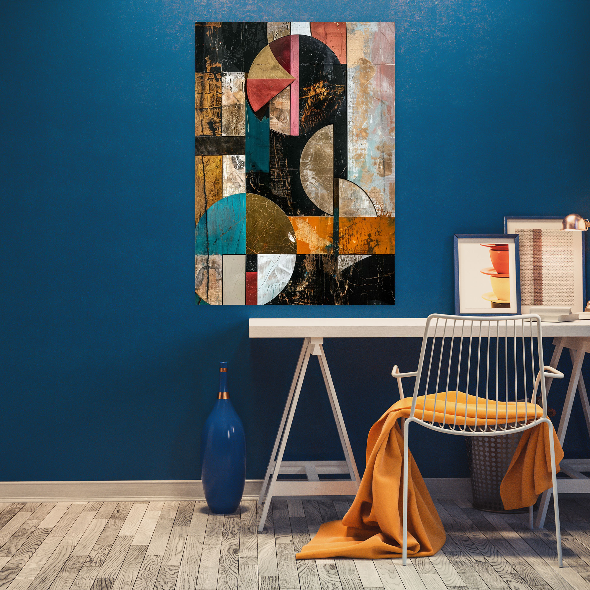Metallic Dadaism Wall Decoration - Dadaism, Dadaism, Wall Art, Canvas