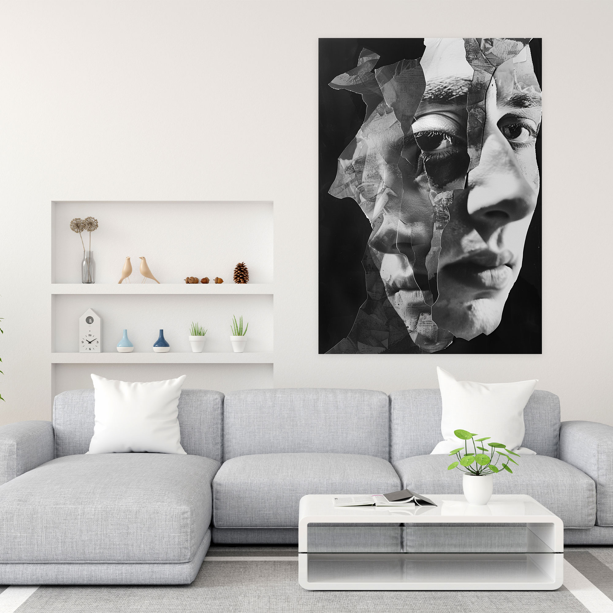 Dadaism Wall Decoration Canvas Print - Dadaism, Dadaism Art Style, Home Decoration, Wall Art
