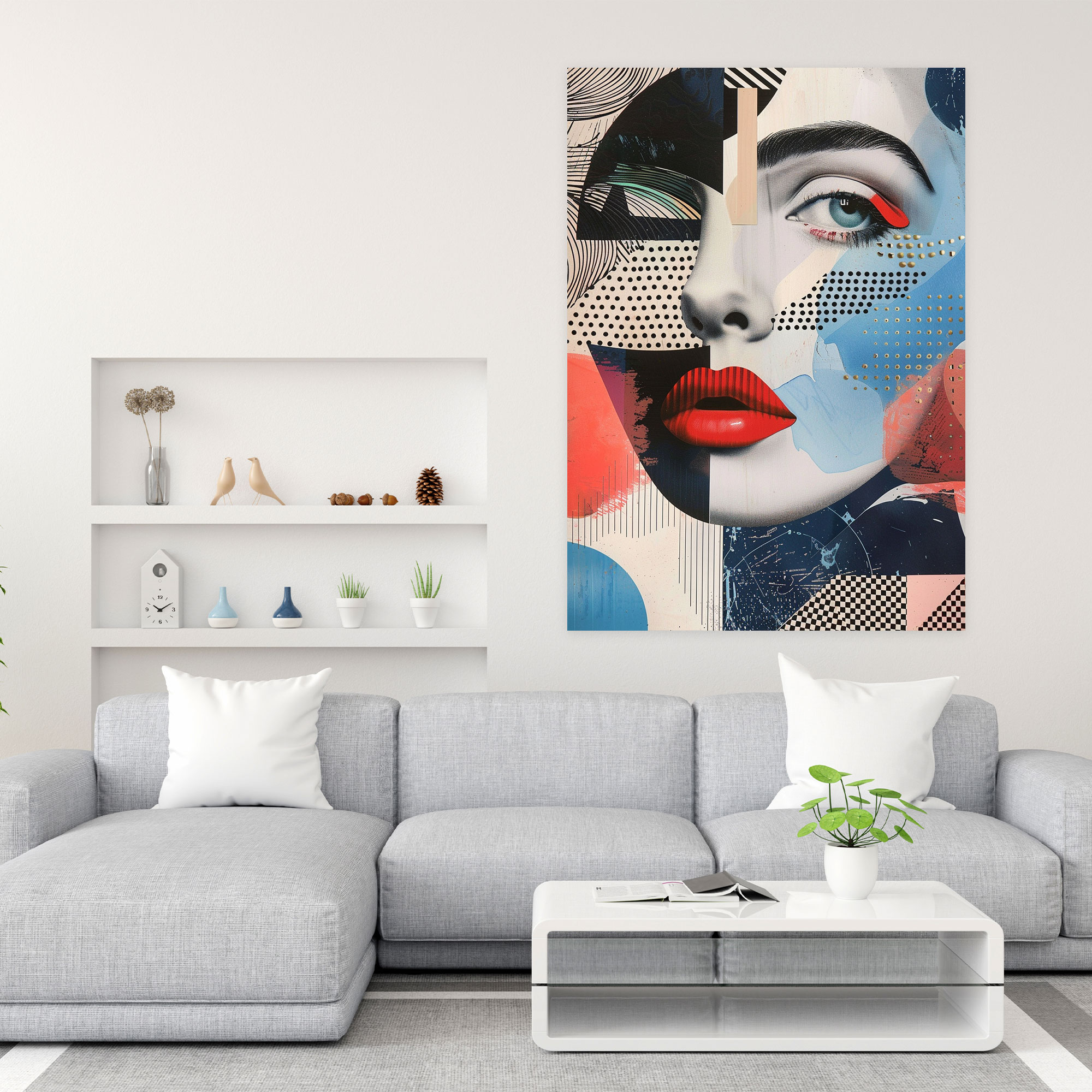 Dadaism Wall Art Canvas Print - Dadaism, Canvas Wall Art, Dadaism Art Style, Home Decoration