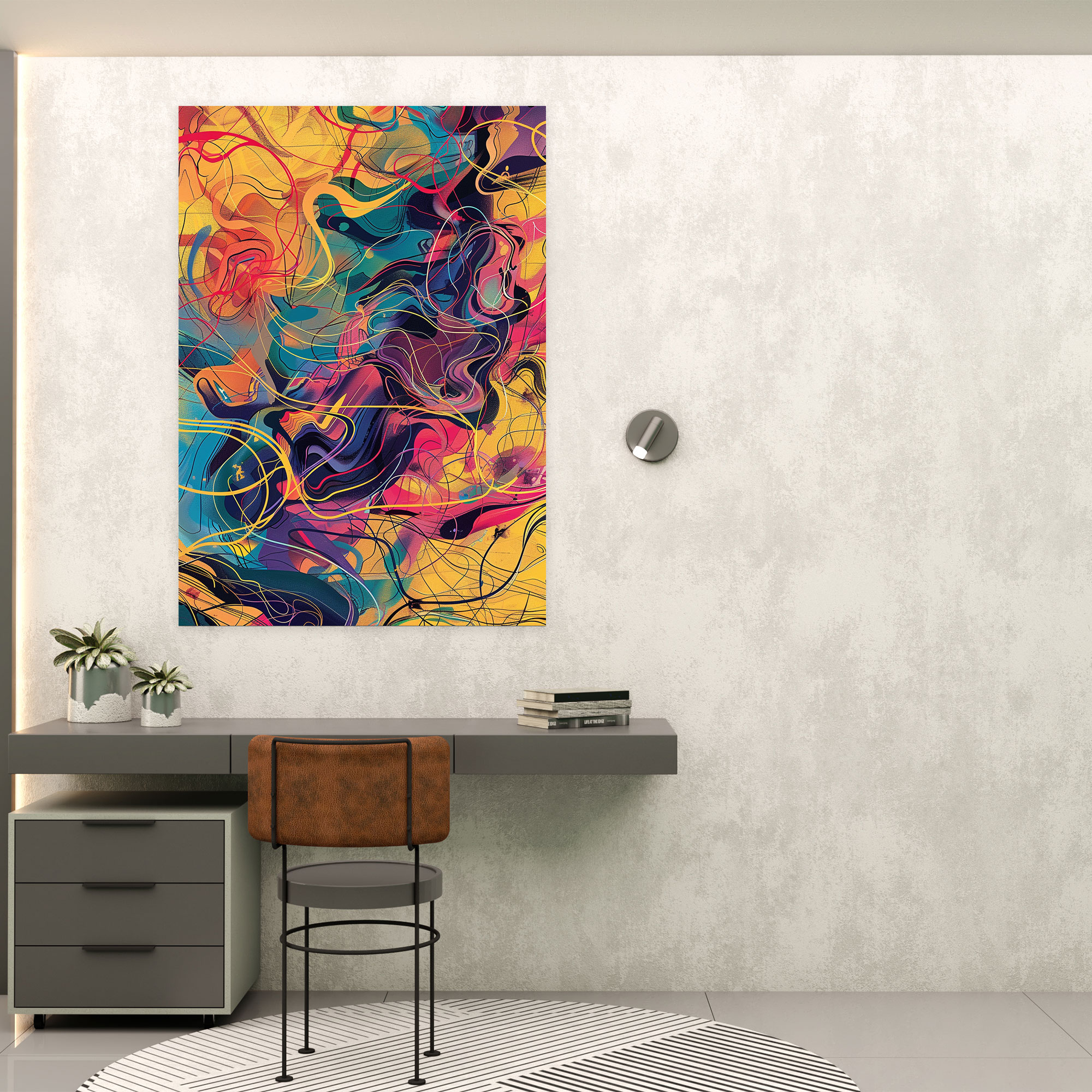Dadaism Wall Decoration Canvas Print - Dadaism, Dadaism Art Style, Canvas Wall Art, Home Decoration