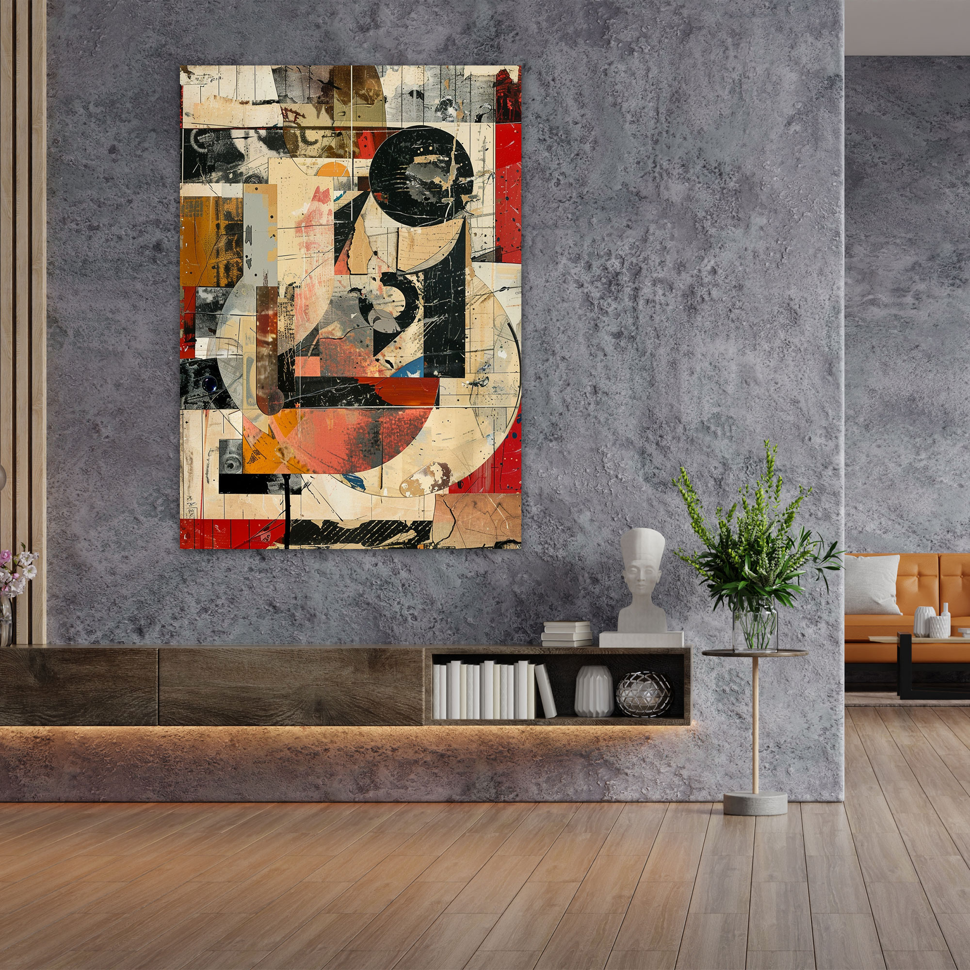 Dadaism Typography Play Canvas Print - Dadaism, Mixed Media, Canvas Print, Canvas