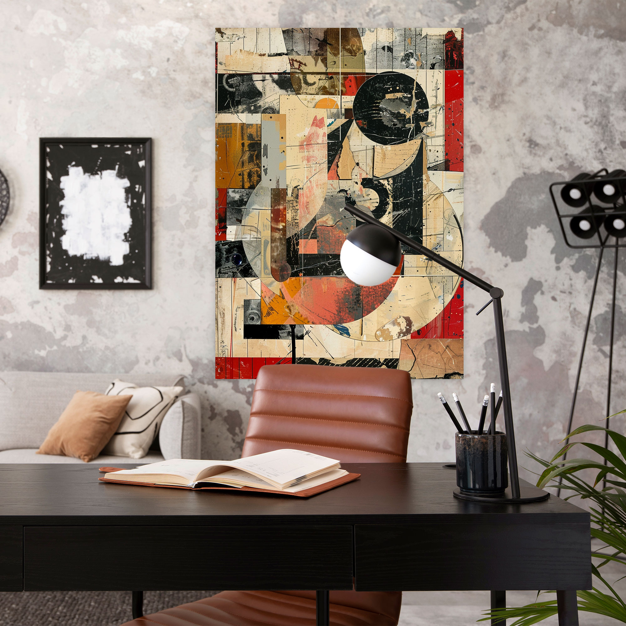 Dadaism Typography Play Canvas Print - Dadaism, Mixed Media, Canvas Print, Canvas