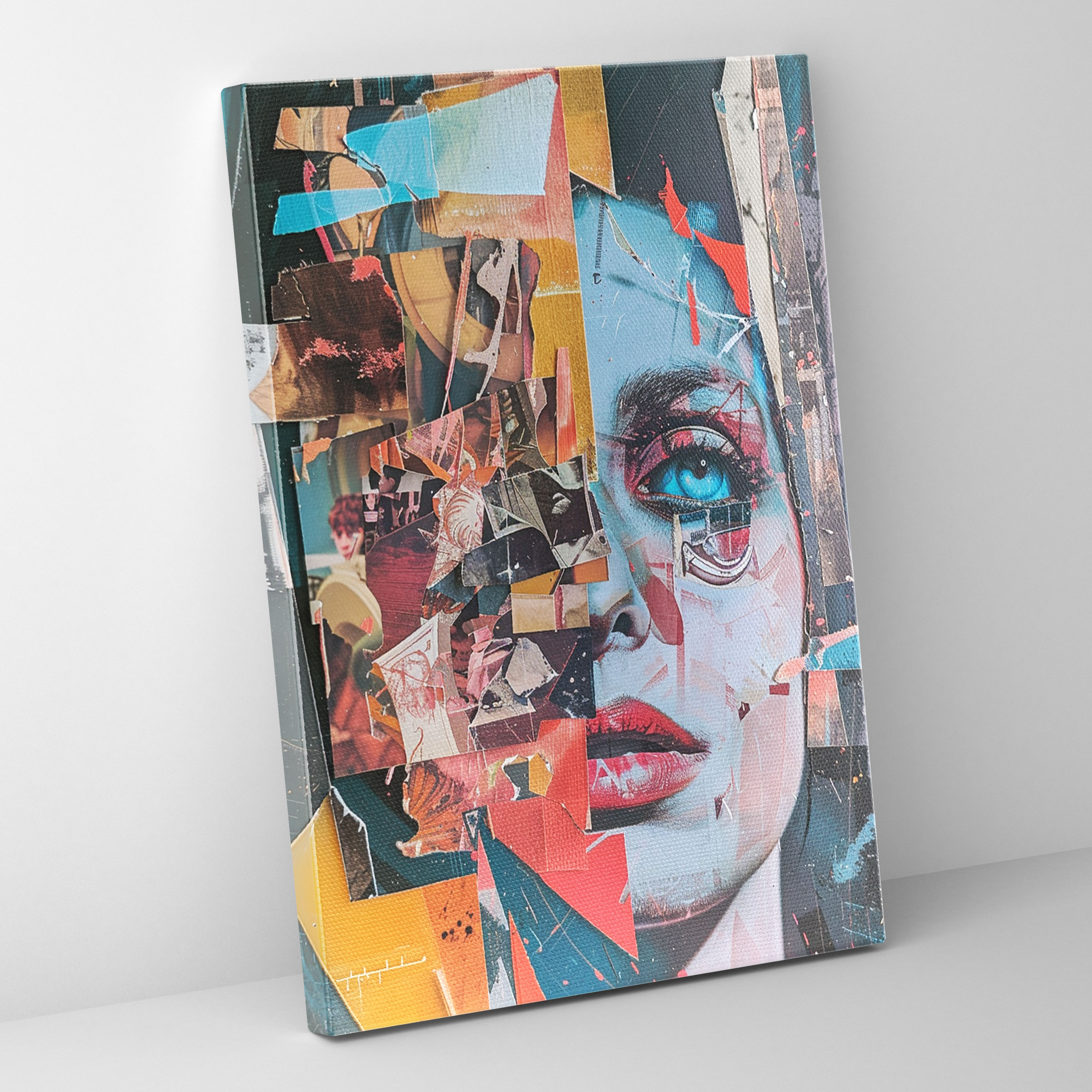 Dadaism Distorted Collage Wall Art - Dadaism, Dadaism, Canvas, Canvas Wall Art