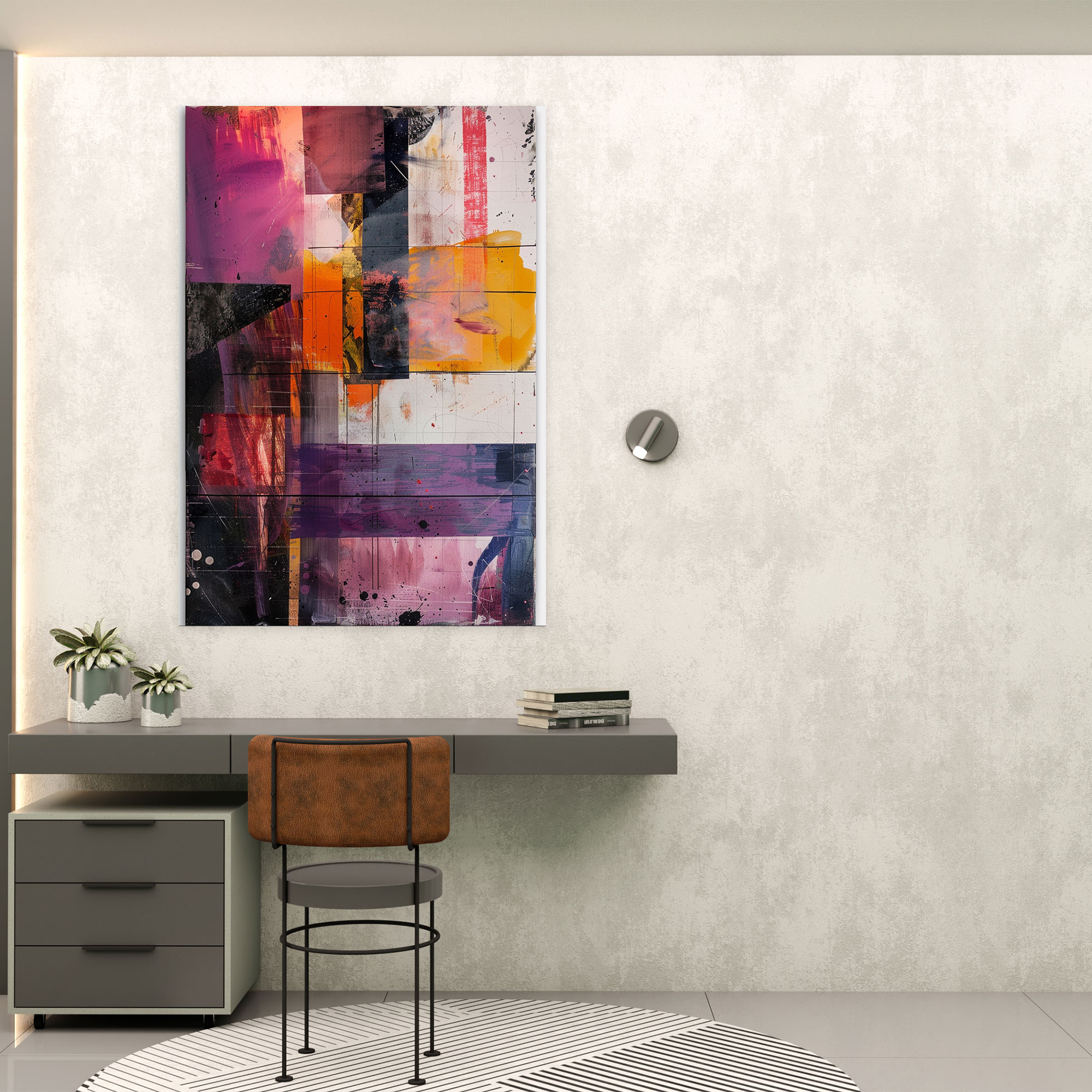 Dadaism Abstract Interpretations Canvas Print - Dadaism, Home Decoration, Wall Art, Canvas Wall Art