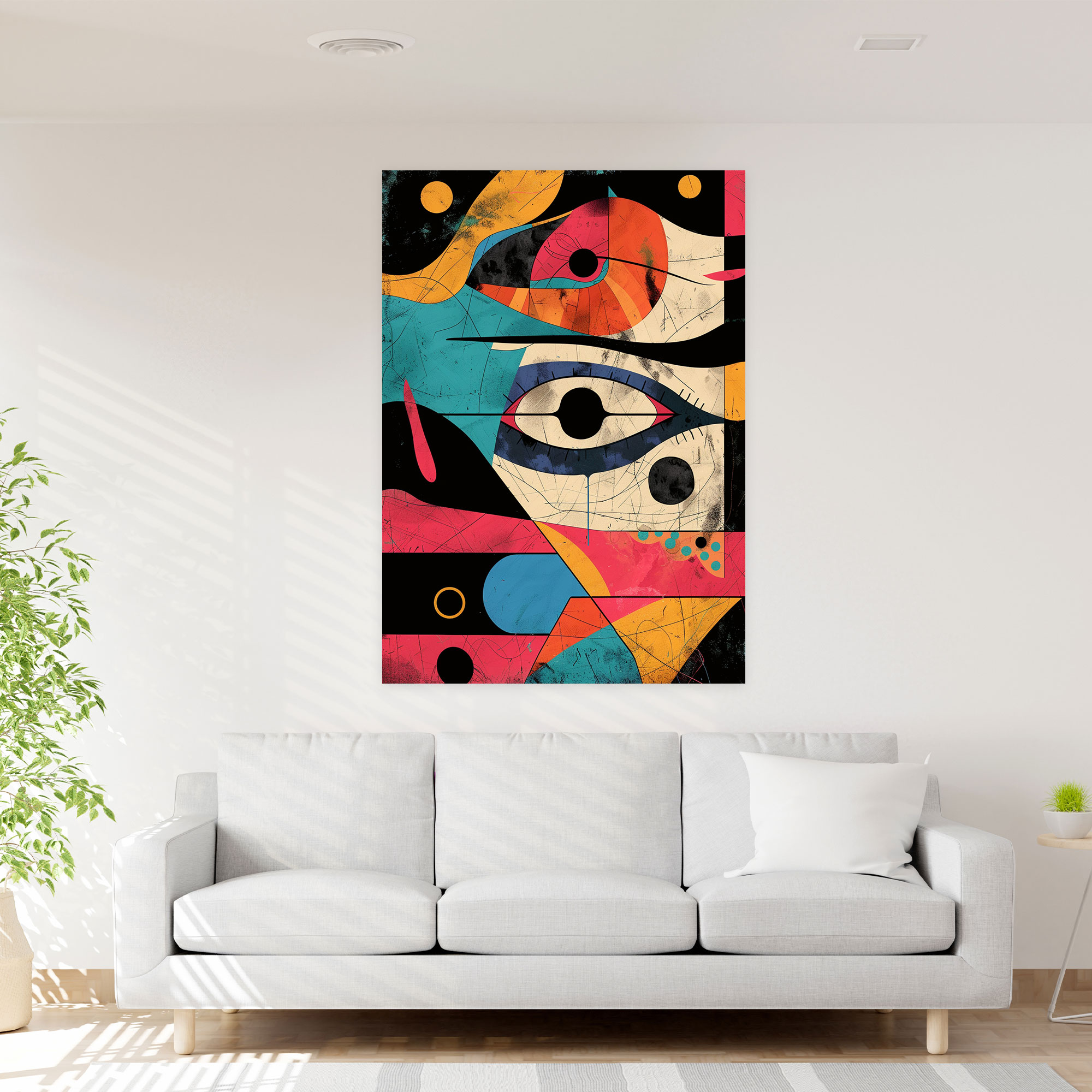 Dadaism Style Canvas Print - Dadaism, Home Decoration, Canvas, Wall Decoration