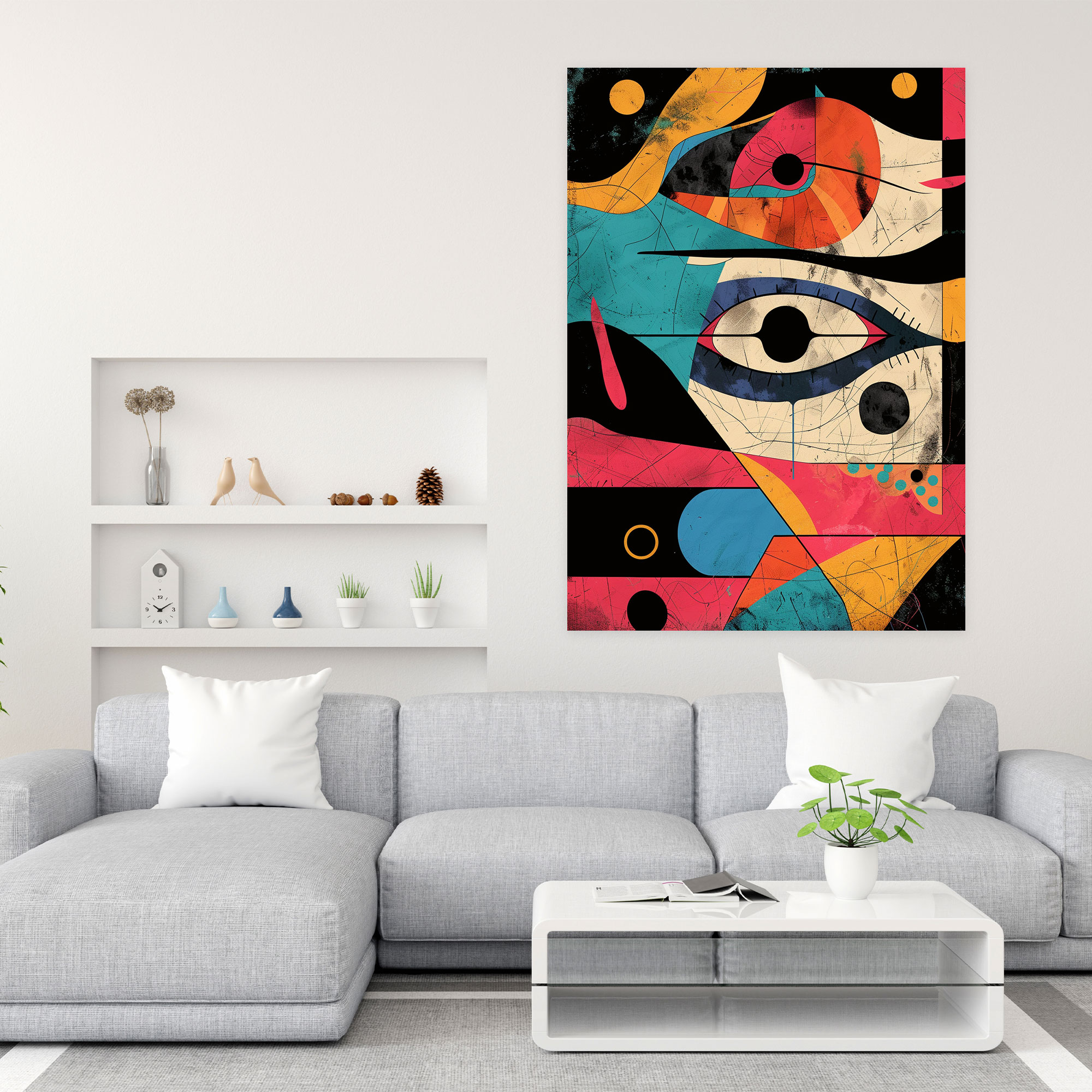 Dadaism Style Canvas Print - Dadaism, Home Decoration, Canvas, Wall Decoration