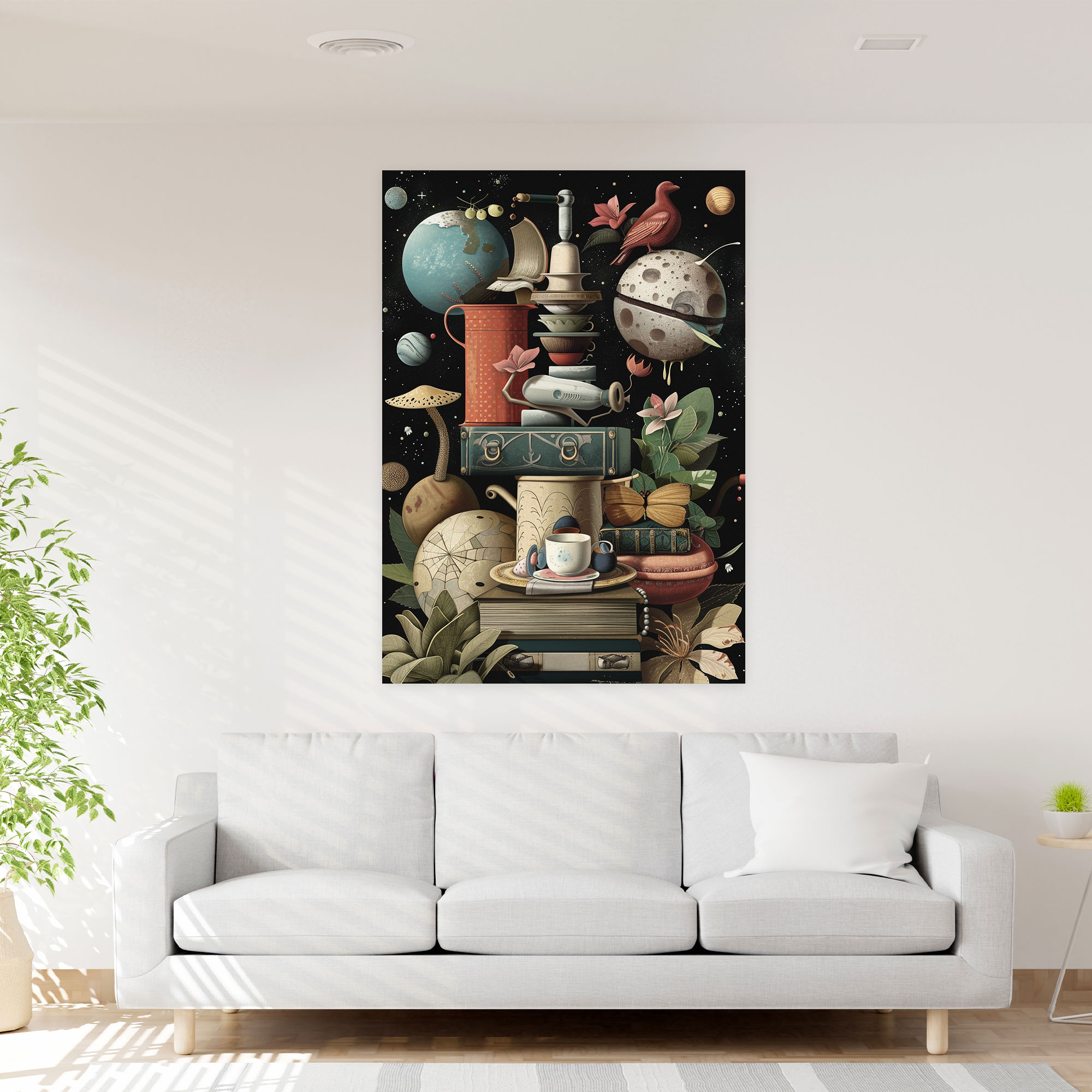Whimsical Dadaism Wall Art Canvas Print - Dadaism, Canvas, Home Decoration, Wall Decoration