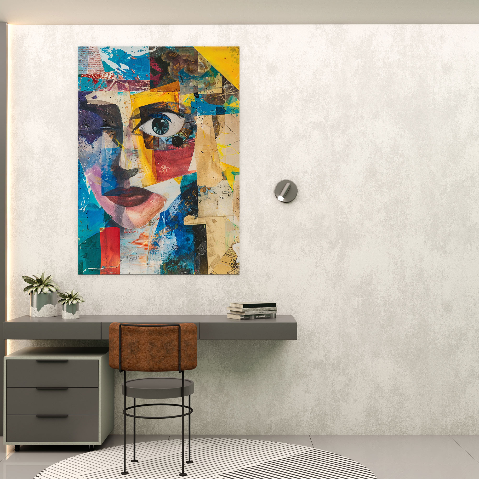Conflicting Elements Dadaism Wall Decoration - Dadaism, Dadaism, Canvas, Wall Decoration