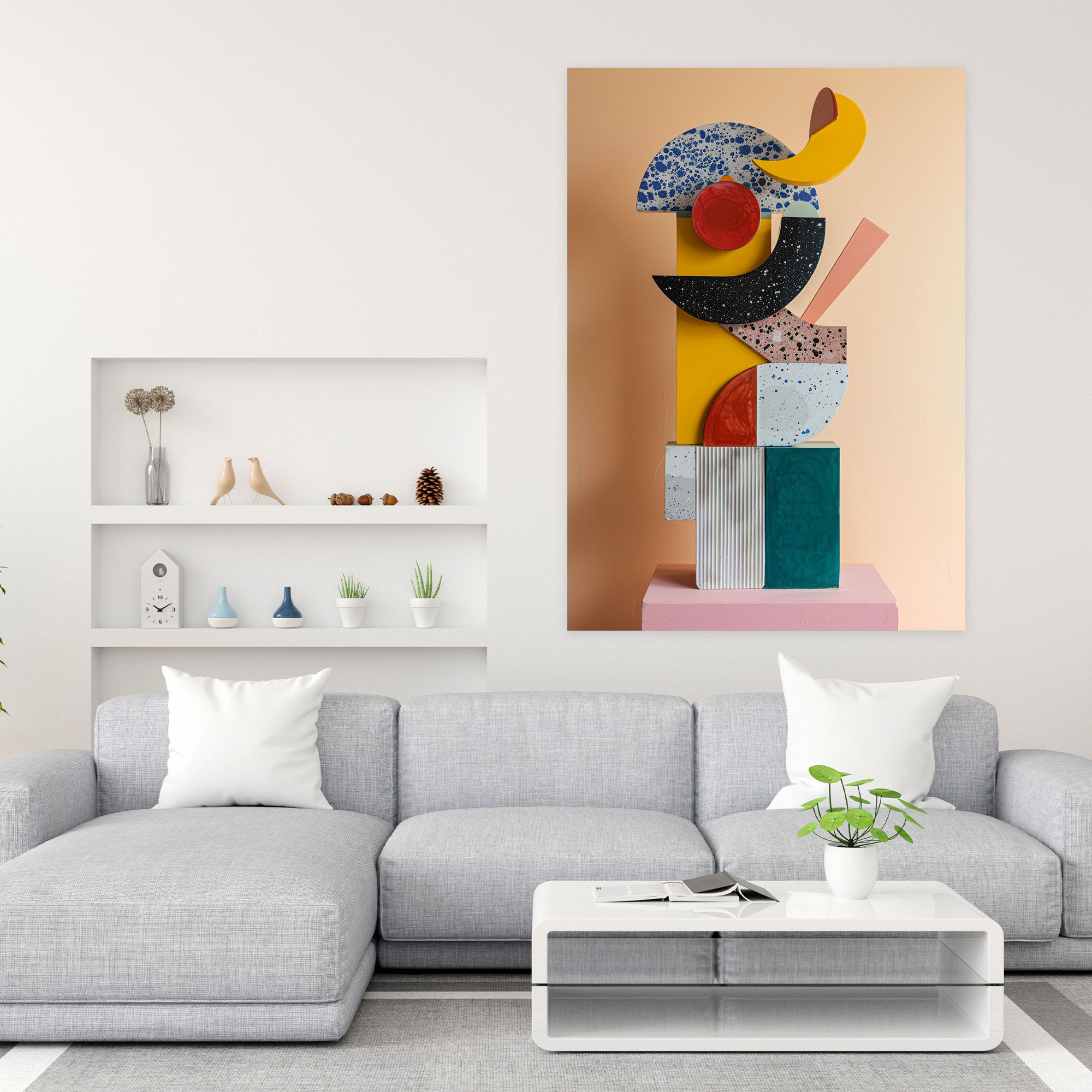 Playful Dadaism Canvas Wall Art - Dadaism, Dadaism, Home Decoration, Wall Decoration