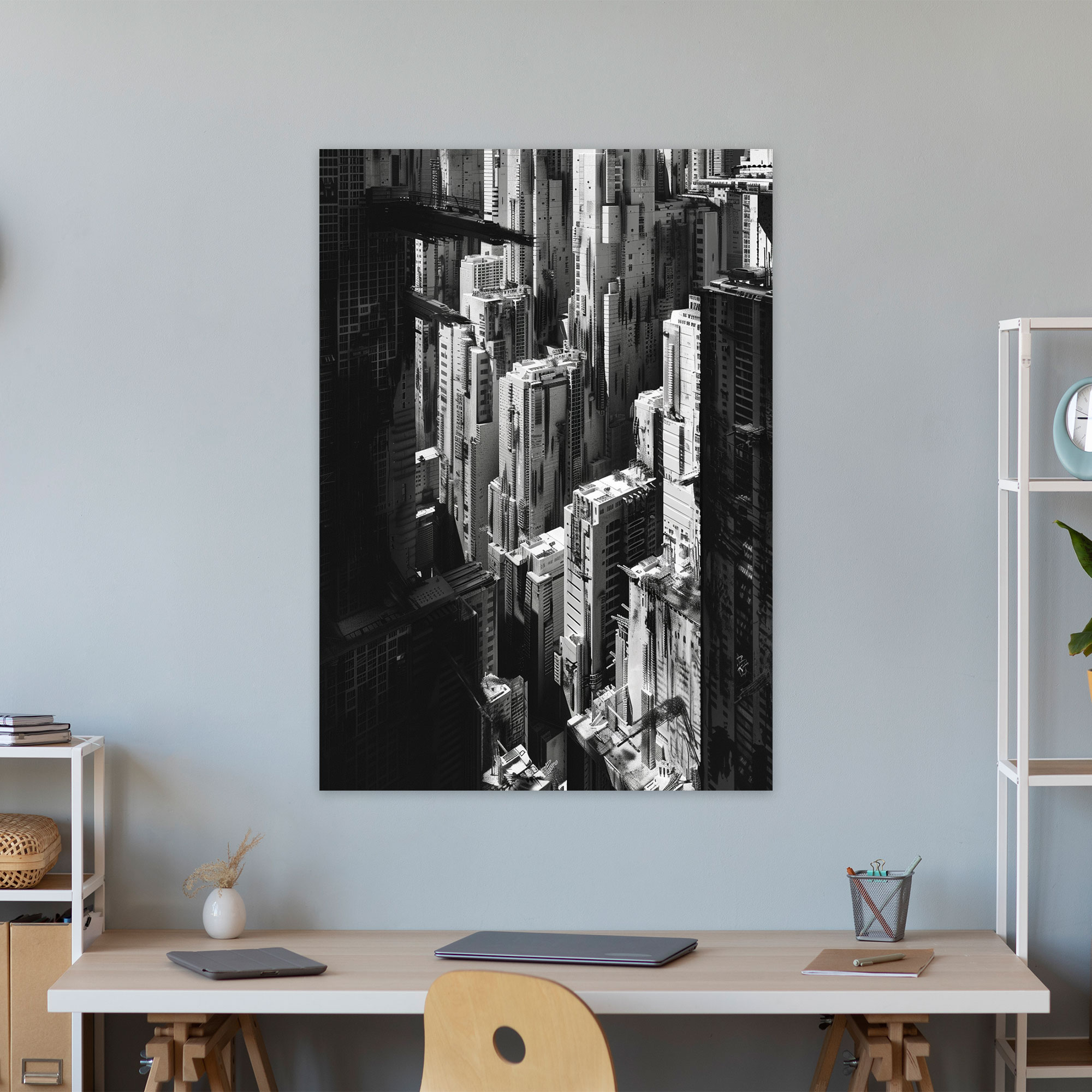 Dystopian Dadaism Wall Decoration - Dadaism, Dadaism Art Style, Canvas Print, Canvas