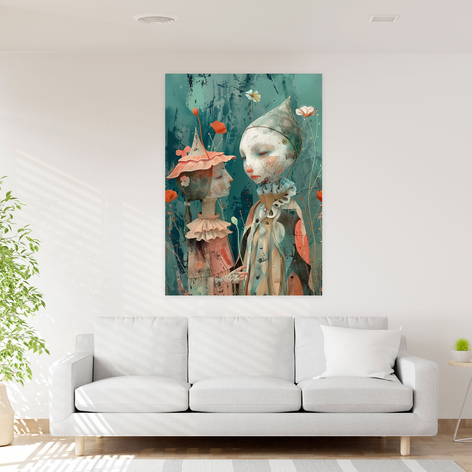 Whimsical Dadaism Canvas Print - Dadaism, Canvas, Wall Decoration, Canvas Print