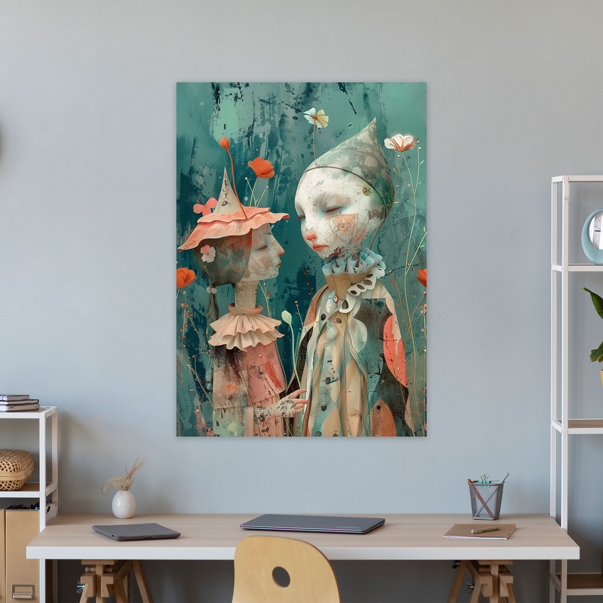 Whimsical Dadaism Canvas Print - Dadaism, Canvas, Wall Decoration, Canvas Print