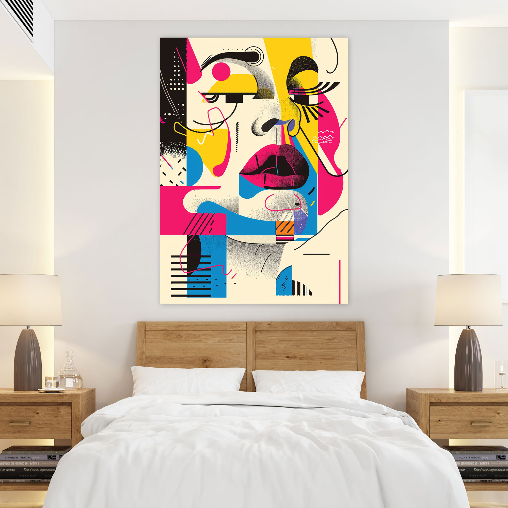Typography Dadaism Wall Decoration - Dadaism, Canvas Wall Art, Canvas Print, Wall Decoration