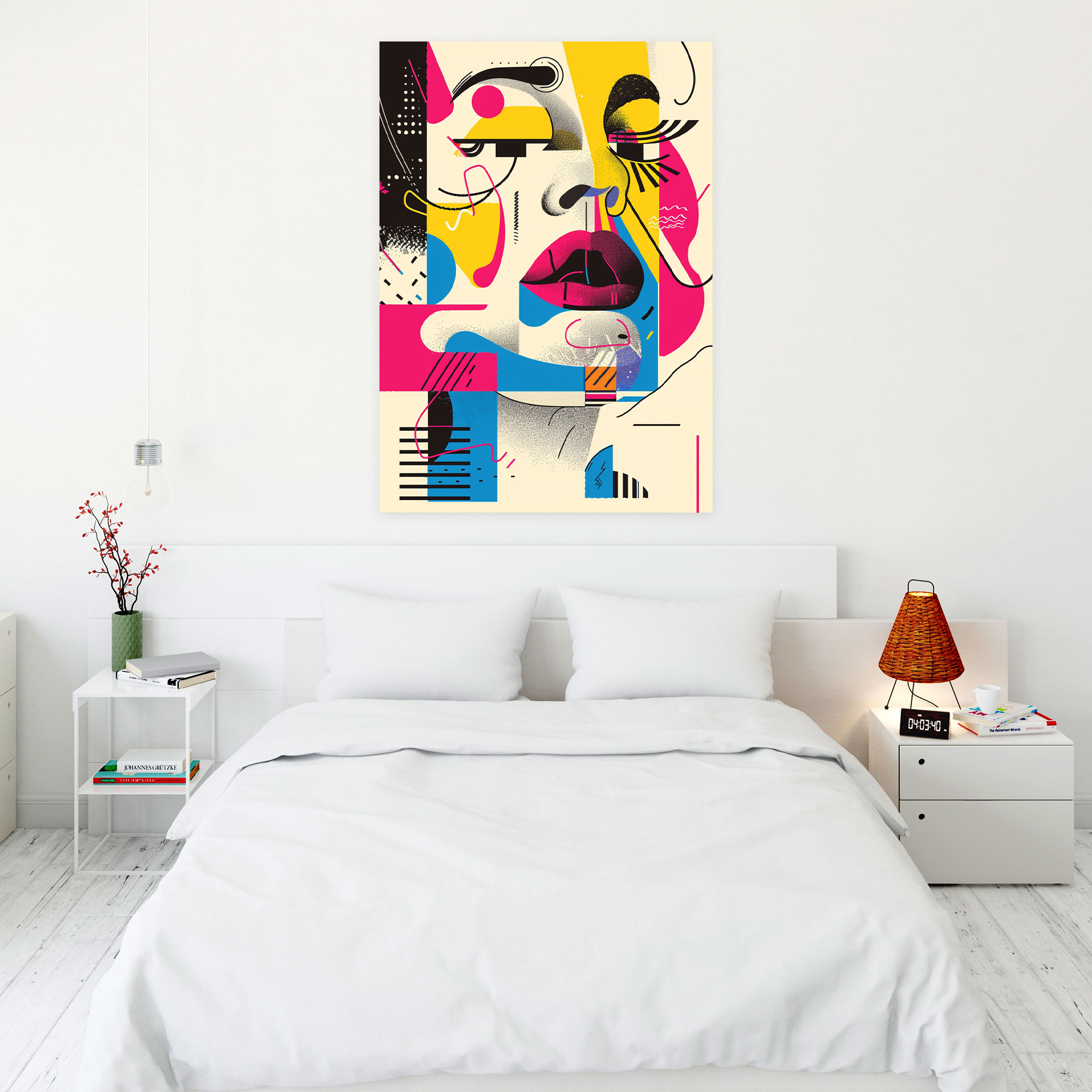 Typography Dadaism Wall Decoration - Dadaism, Canvas Wall Art, Canvas Print, Wall Decoration