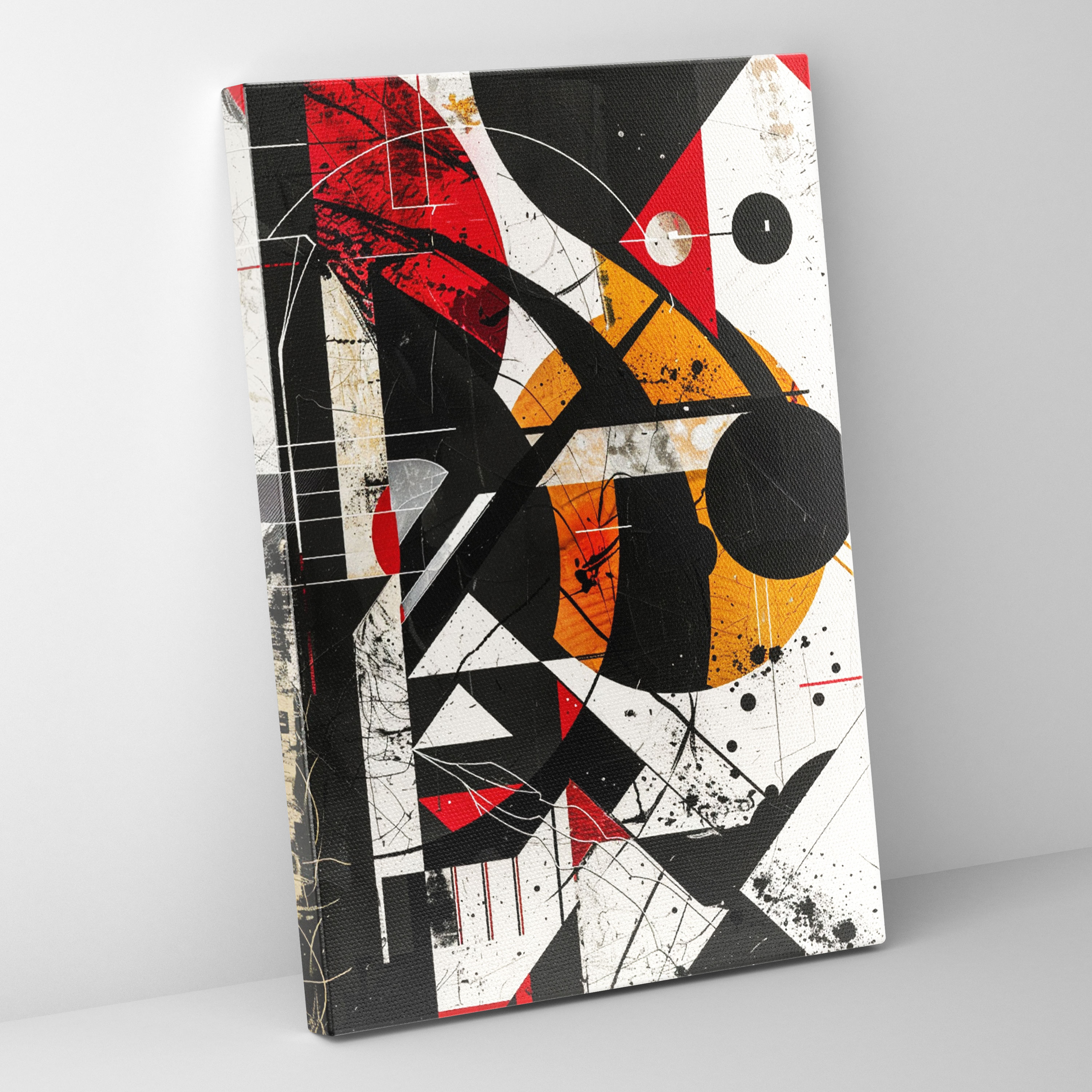 Chaos & Order Dadaism Canvas Print - Dadaism, Home Decoration, Dadaism Art Style, Canvas