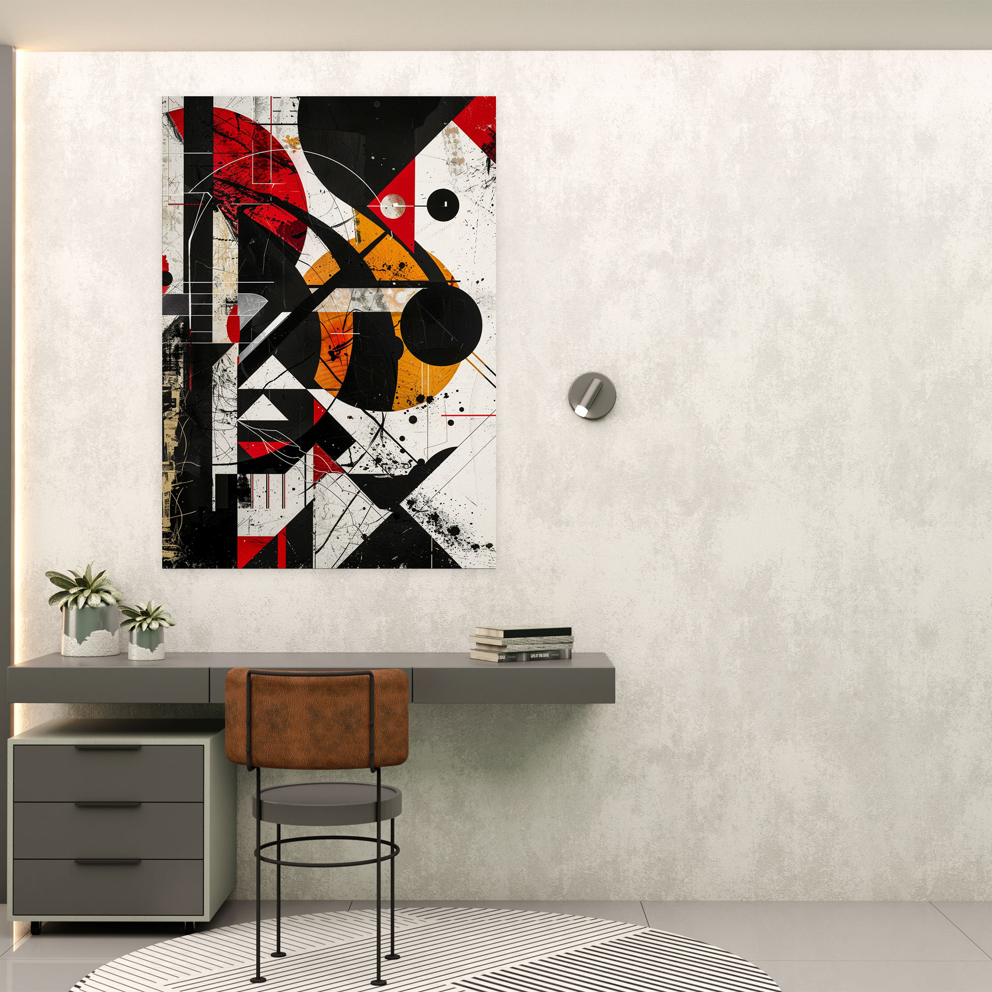 Chaos & Order Dadaism Canvas Print - Dadaism, Home Decoration, Dadaism Art Style, Canvas