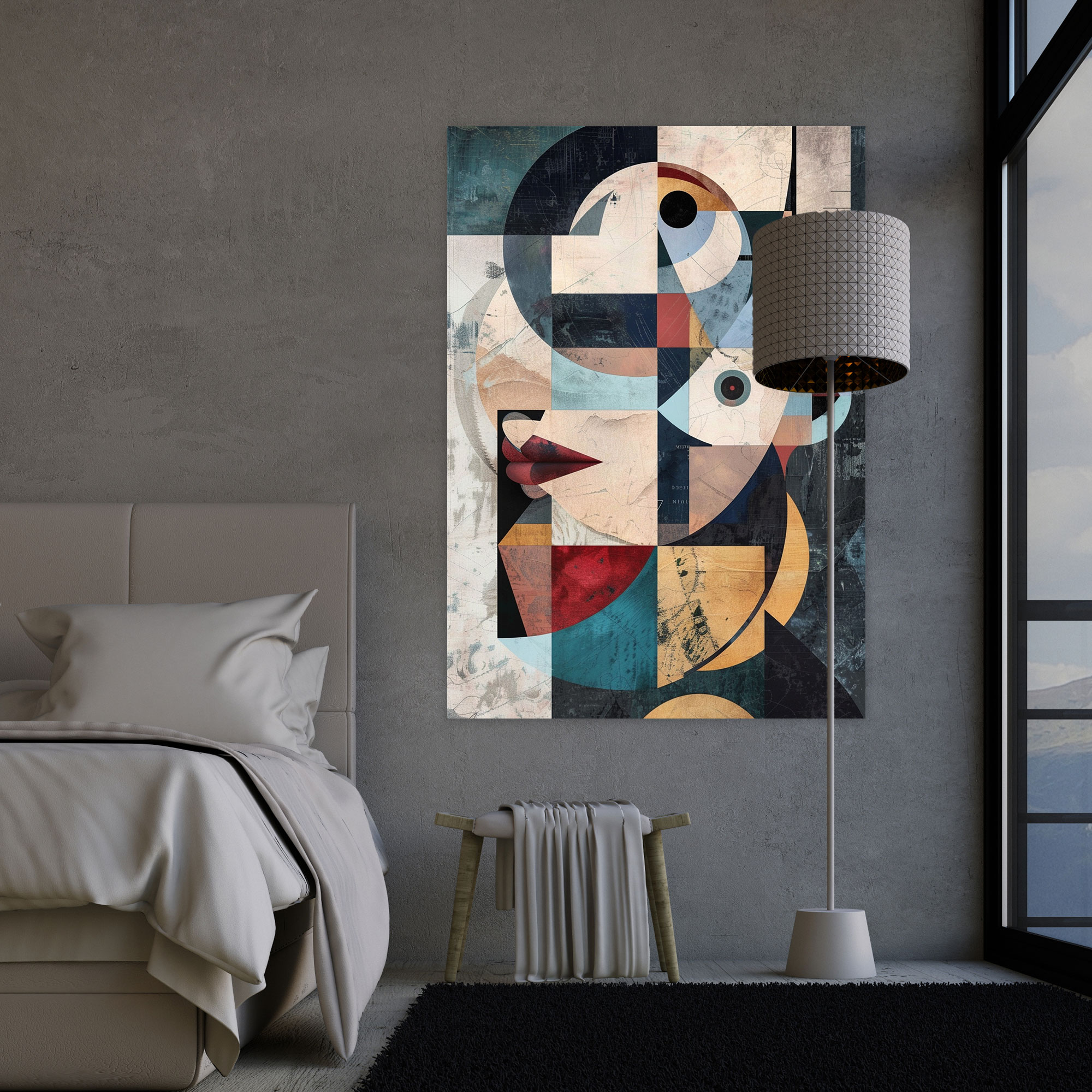 Dadaism Geometric Canvas Print - Dadaism, Home Decoration, Canvas Print, Dadaism