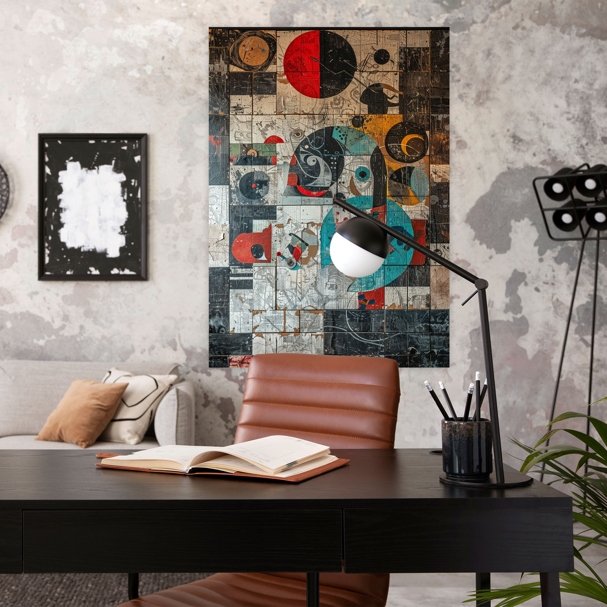 Chaos Vs Order Dadaism Wall Decoration - Dadaism, Canvas, Wall Decoration, Canvas Wall Art