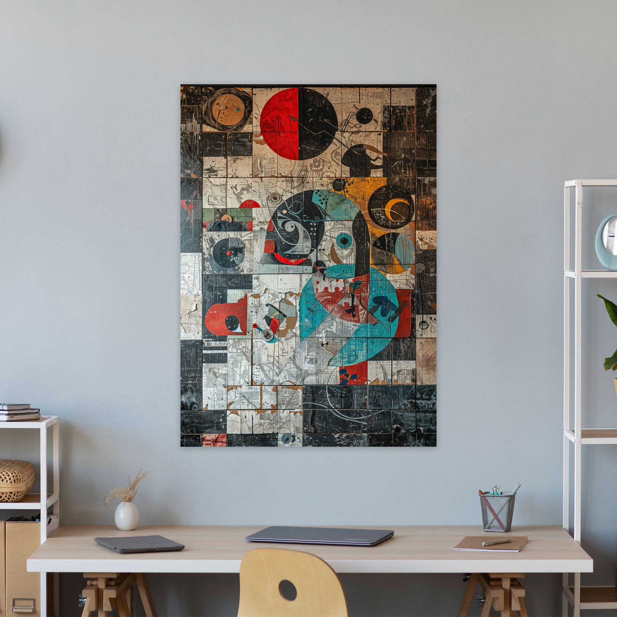 Chaos Vs Order Dadaism Wall Decoration - Dadaism, Canvas, Wall Decoration, Canvas Wall Art
