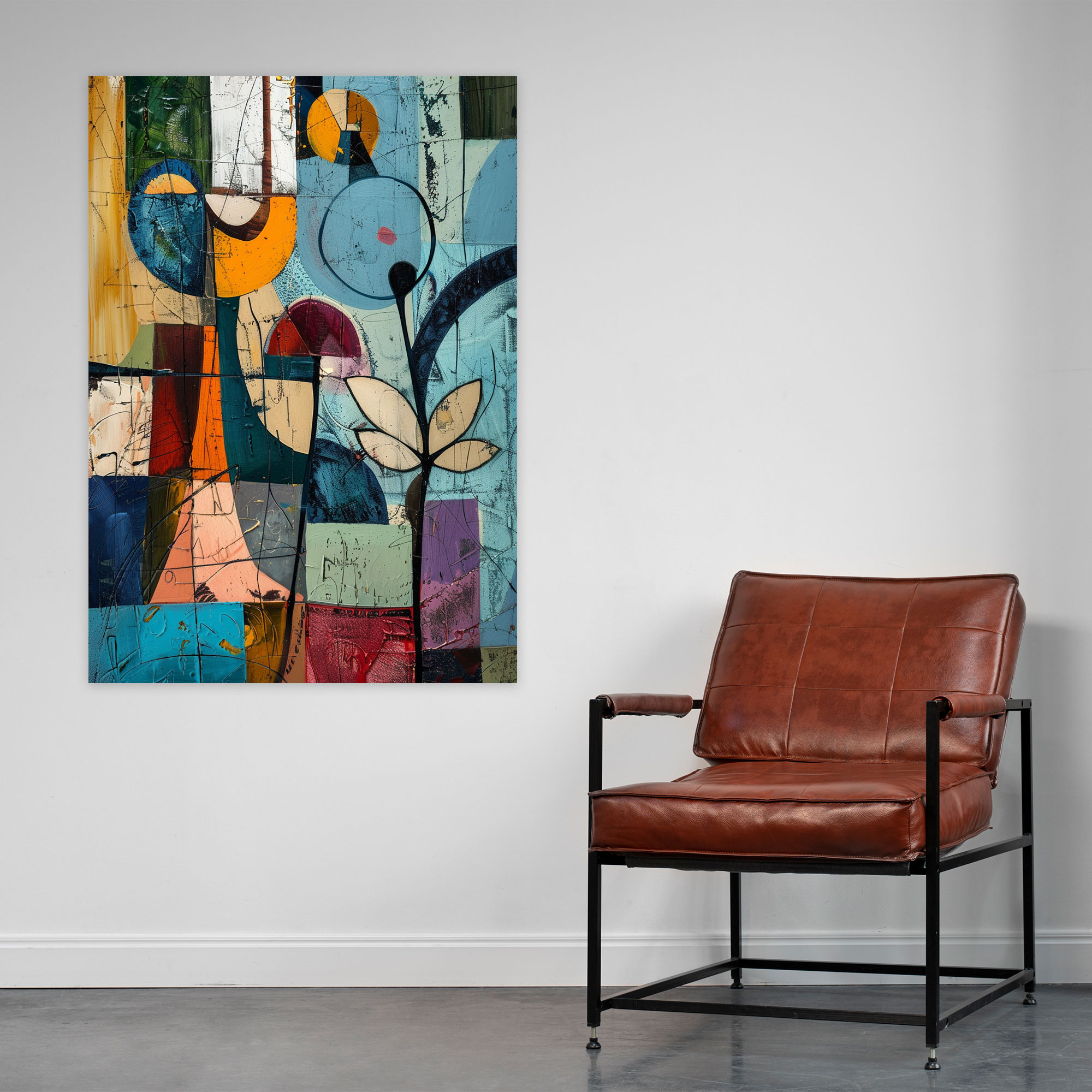 Nature Abstract Dadaism Canvas Print - Dadaism, Home Decoration, Canvas Wall Art, Wall Art