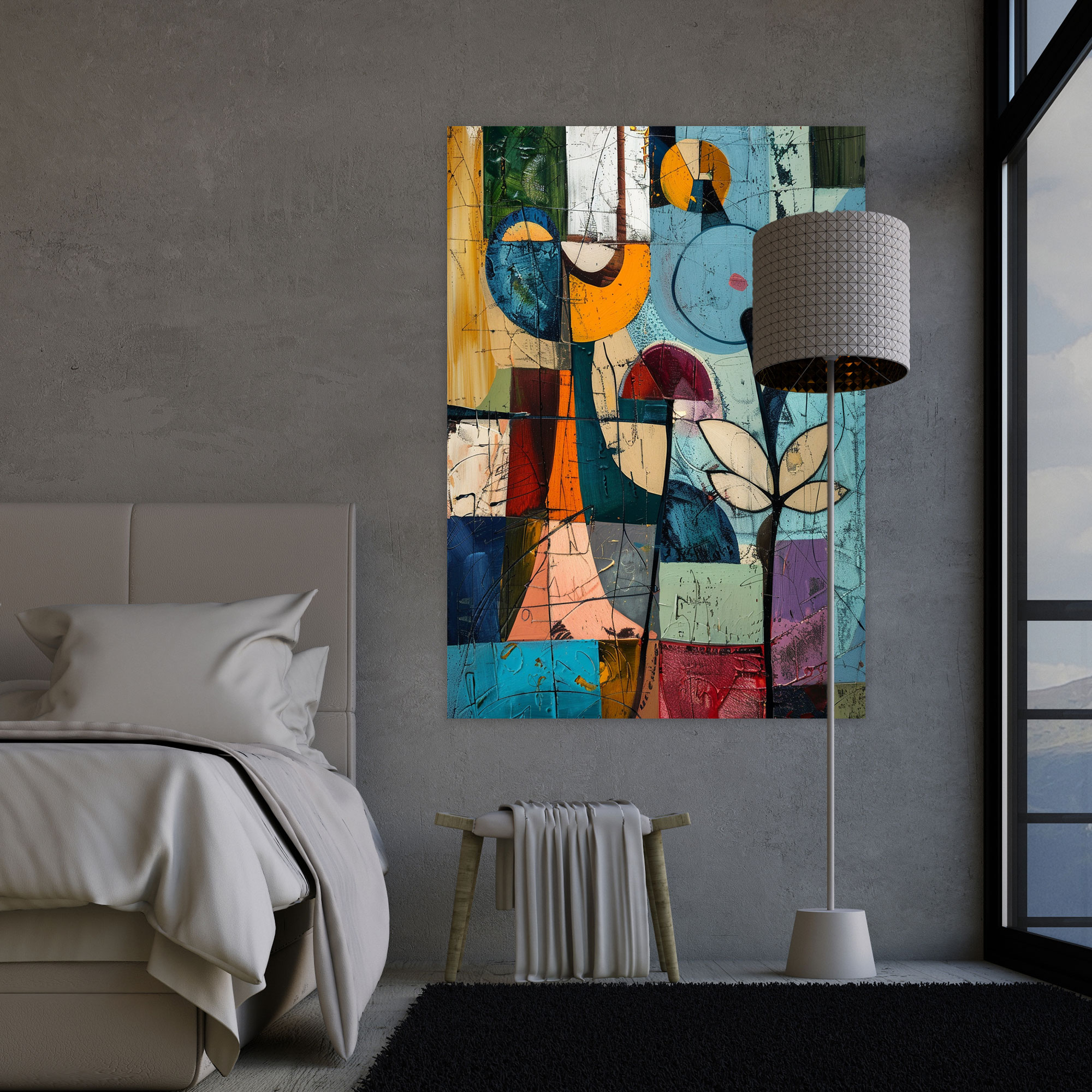 Nature Abstract Dadaism Canvas Print - Dadaism, Home Decoration, Canvas Wall Art, Wall Art
