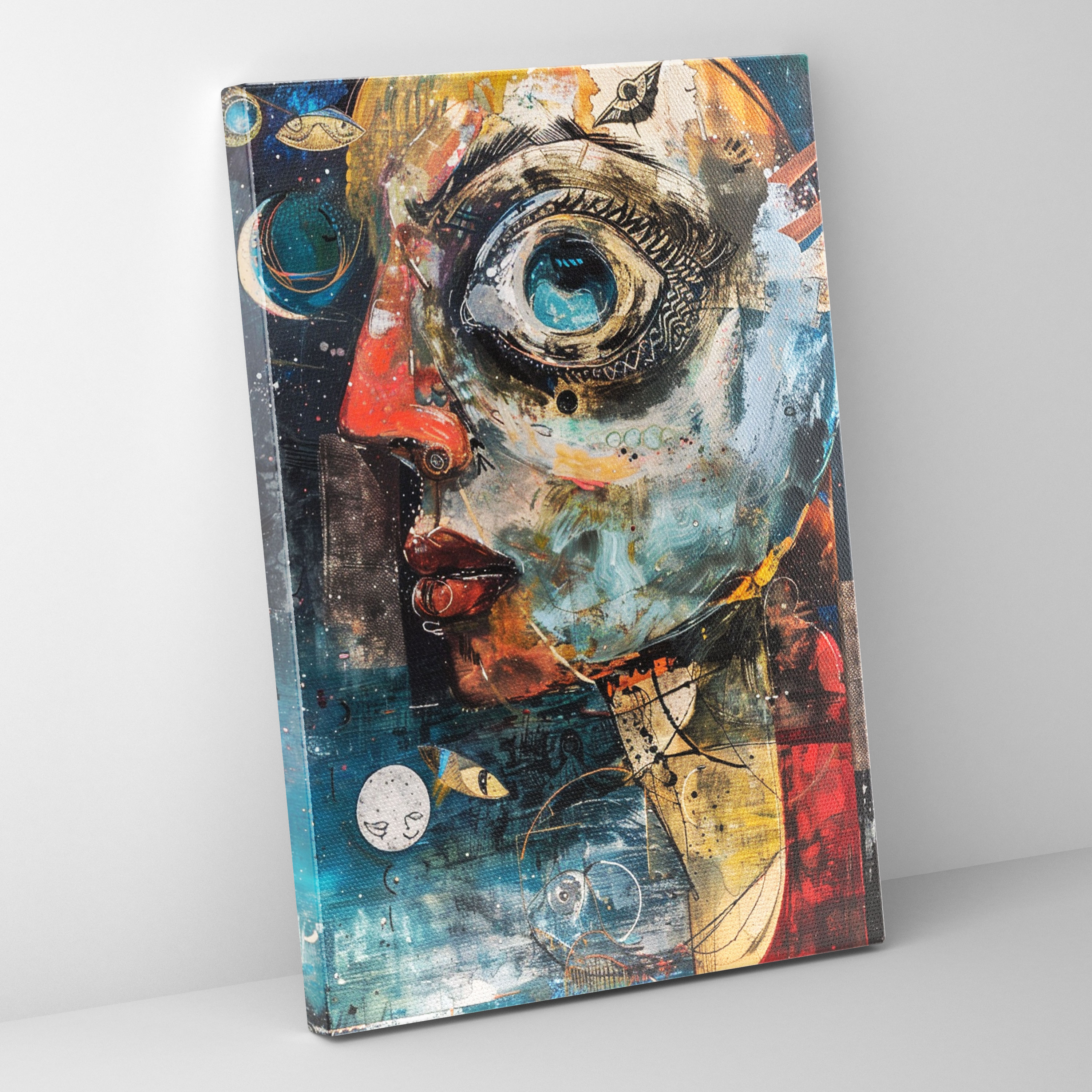 Dreamscape Dadaism Canvas Print - Dadaism, Canvas Print, Canvas Wall Art, Wall Art