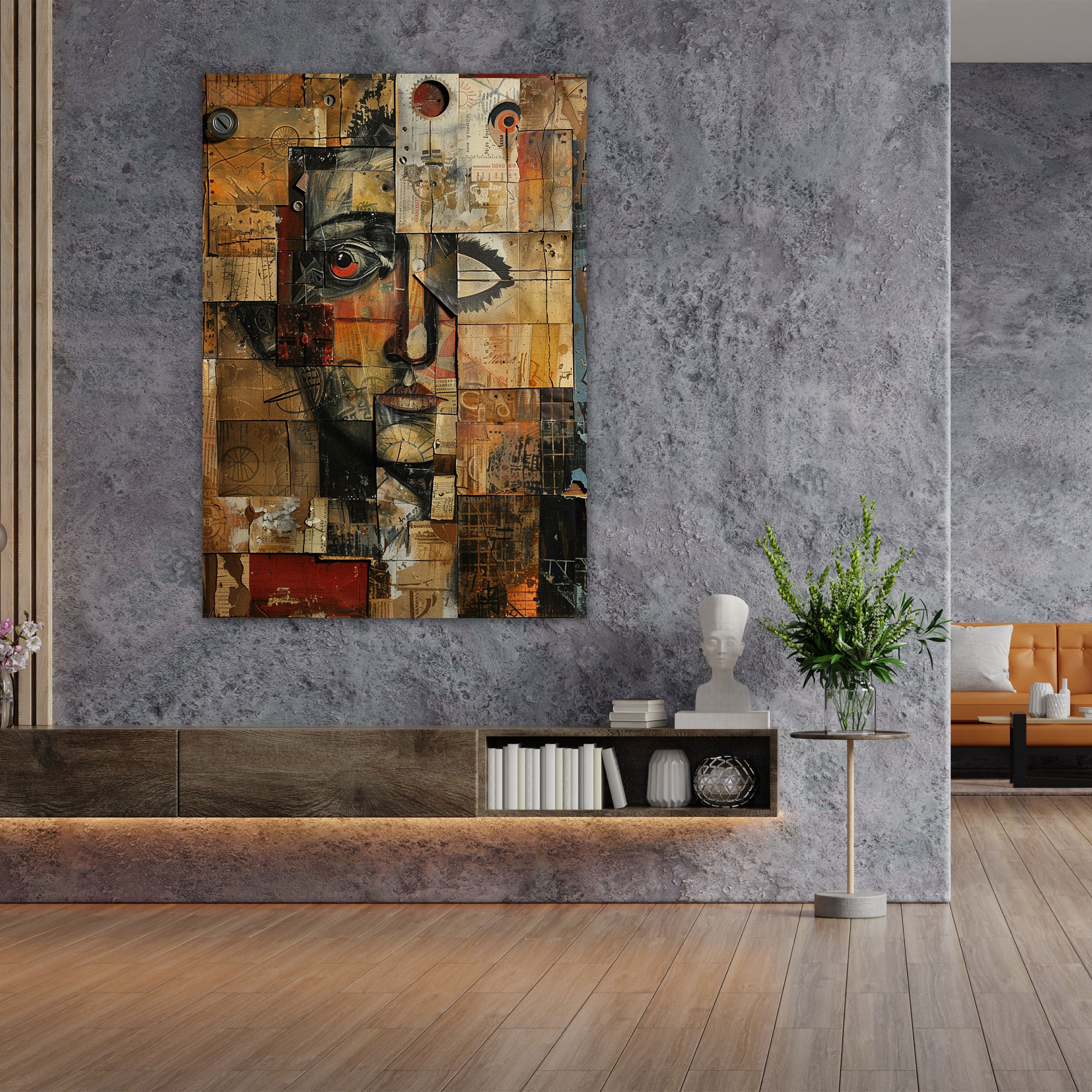 Absurd Dadaism Composition Wall Art - Dadaism, Canvas, Home Decoration, Wall Decoration