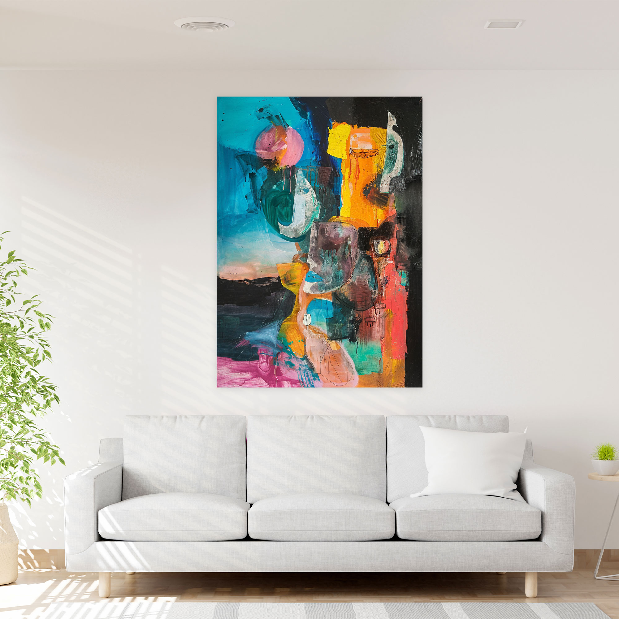 Surreal Dadaism Landscape Wall Art - Dadaism, Dadaism, Home Decoration, Wall Art