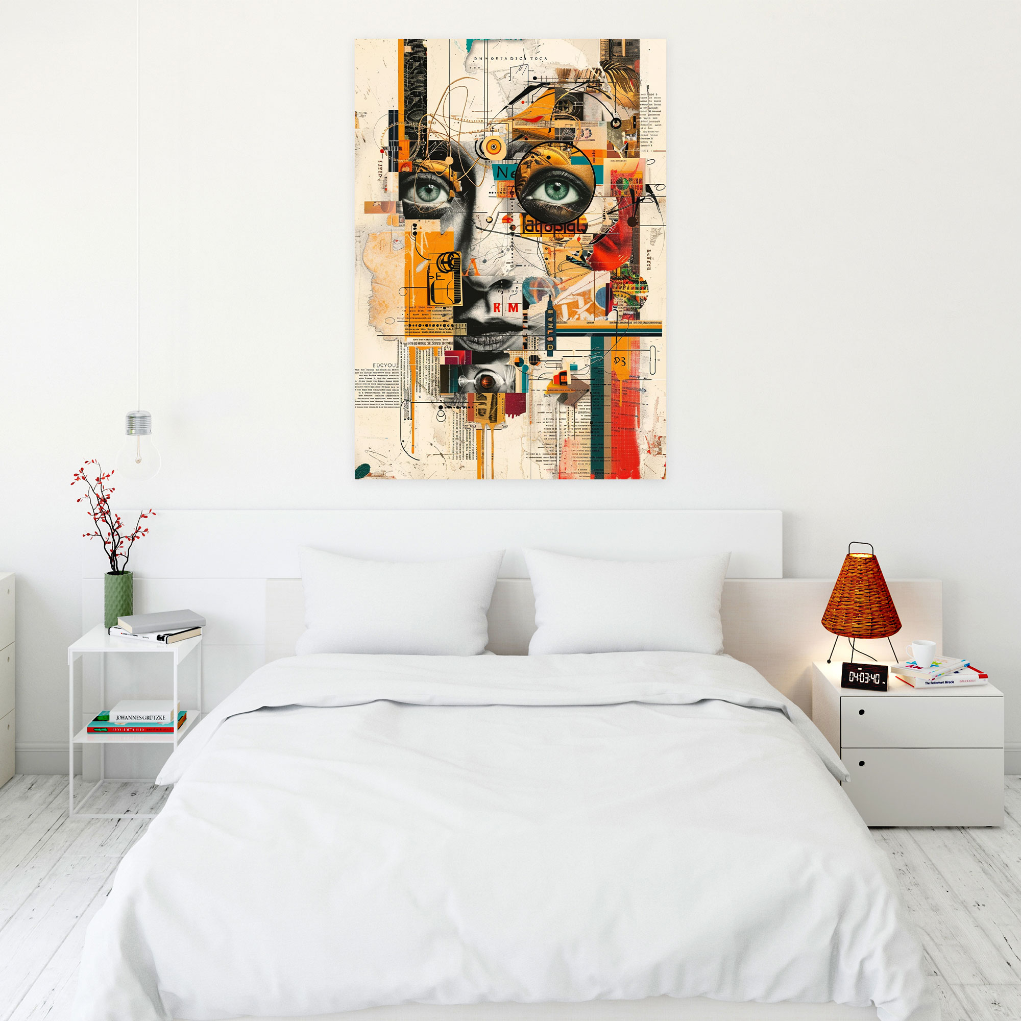 Dadaism Collage Of Random Objects Canvas Print - Dadaism, Wall Art, Canvas, Dadaism