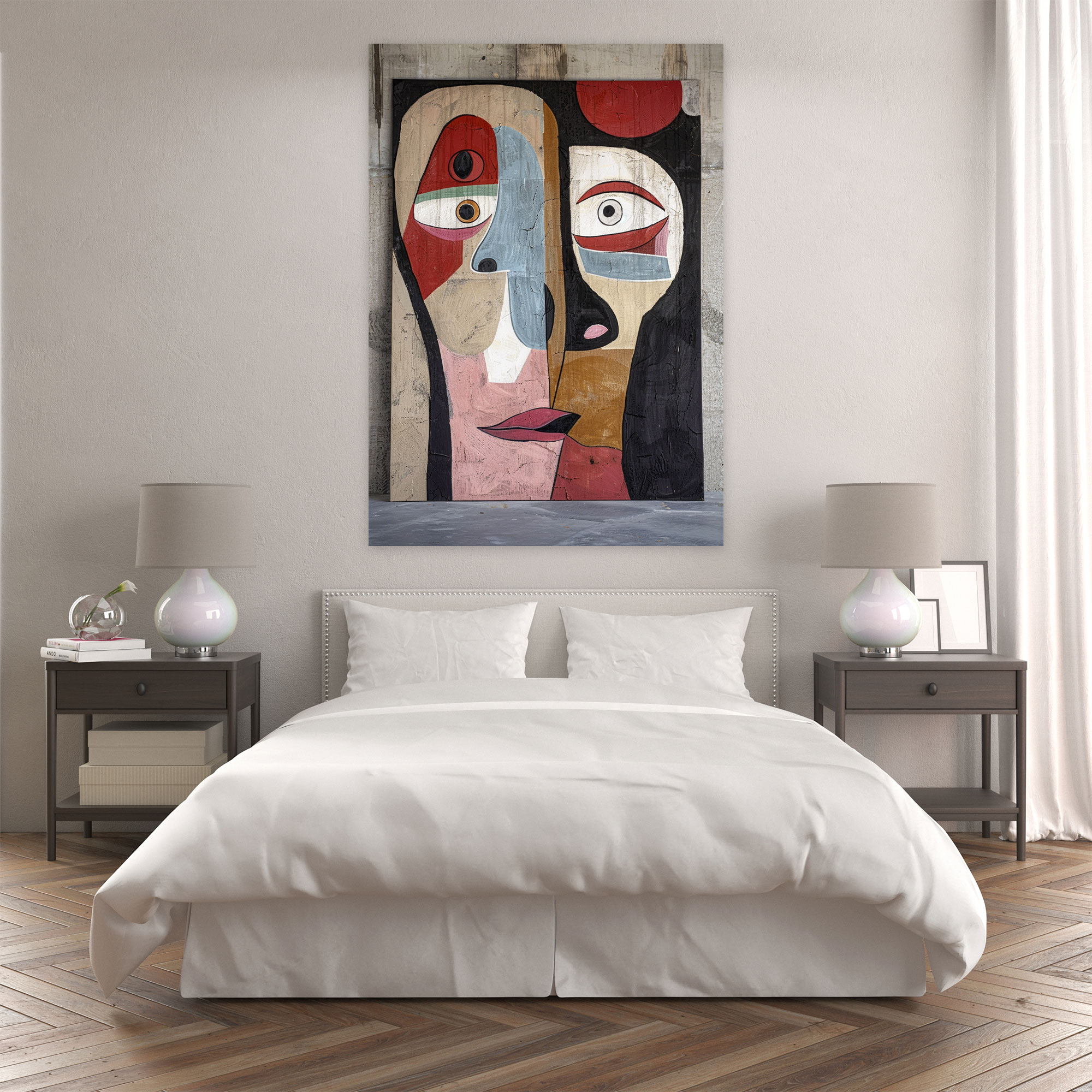 Distorted Faces Dadaism Wall Decoration - Dadaism, Home Decoration, Wall Decoration, Dadaism