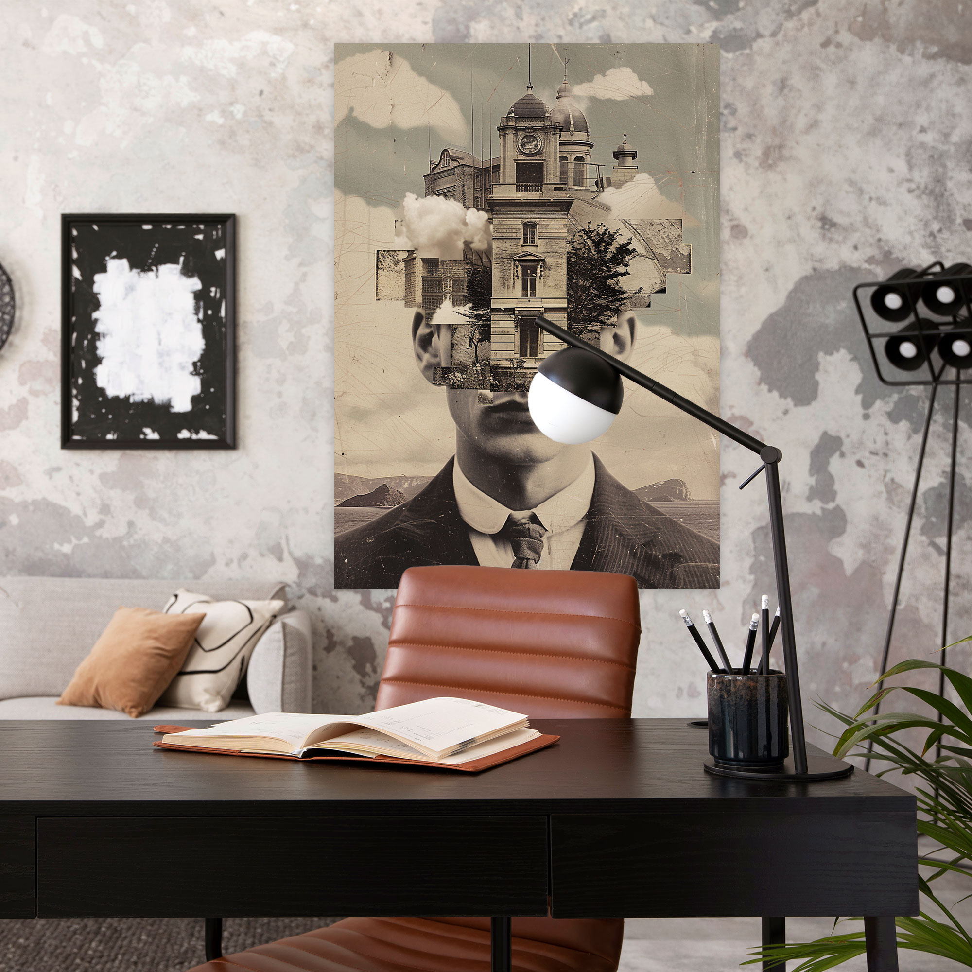 Vintage Photographs Dadaism Canvas Print - Dadaism, Canvas Print, Wall Art, Home Decoration