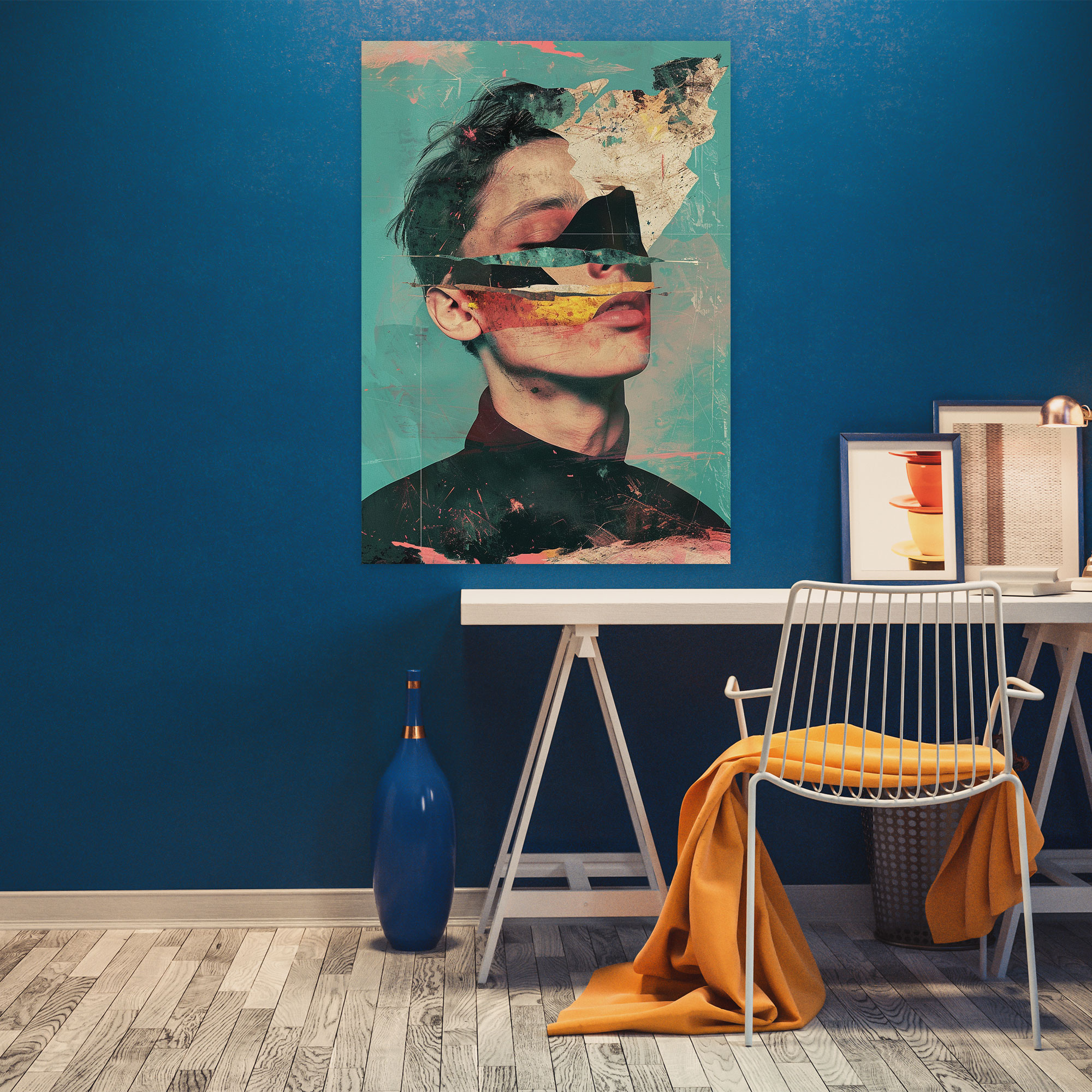 Distorted Portraits Dadaism Canvas Print - Dadaism, Dadaism, Wall Art, Canvas