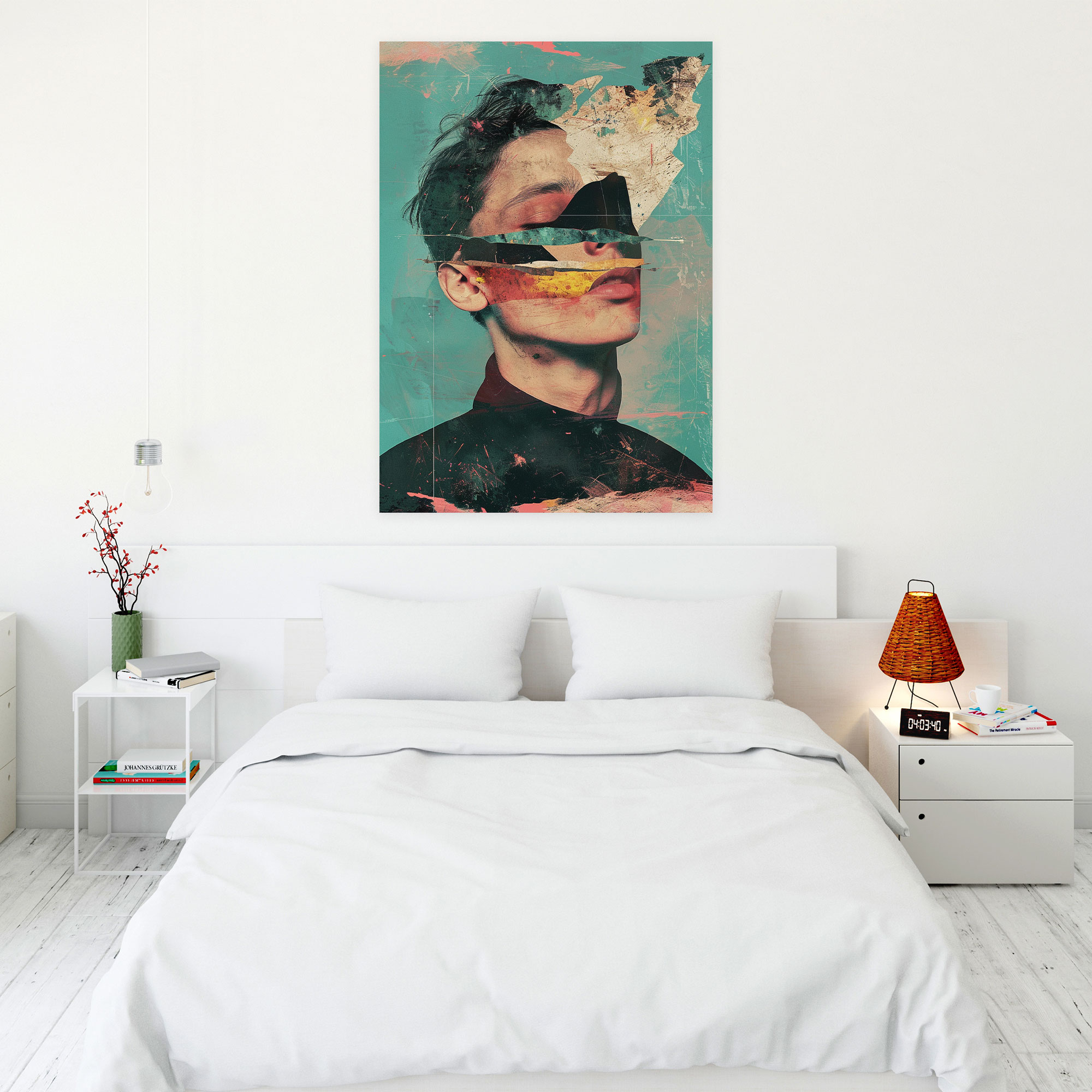 Distorted Portraits Dadaism Canvas Print - Dadaism, Dadaism, Wall Art, Canvas