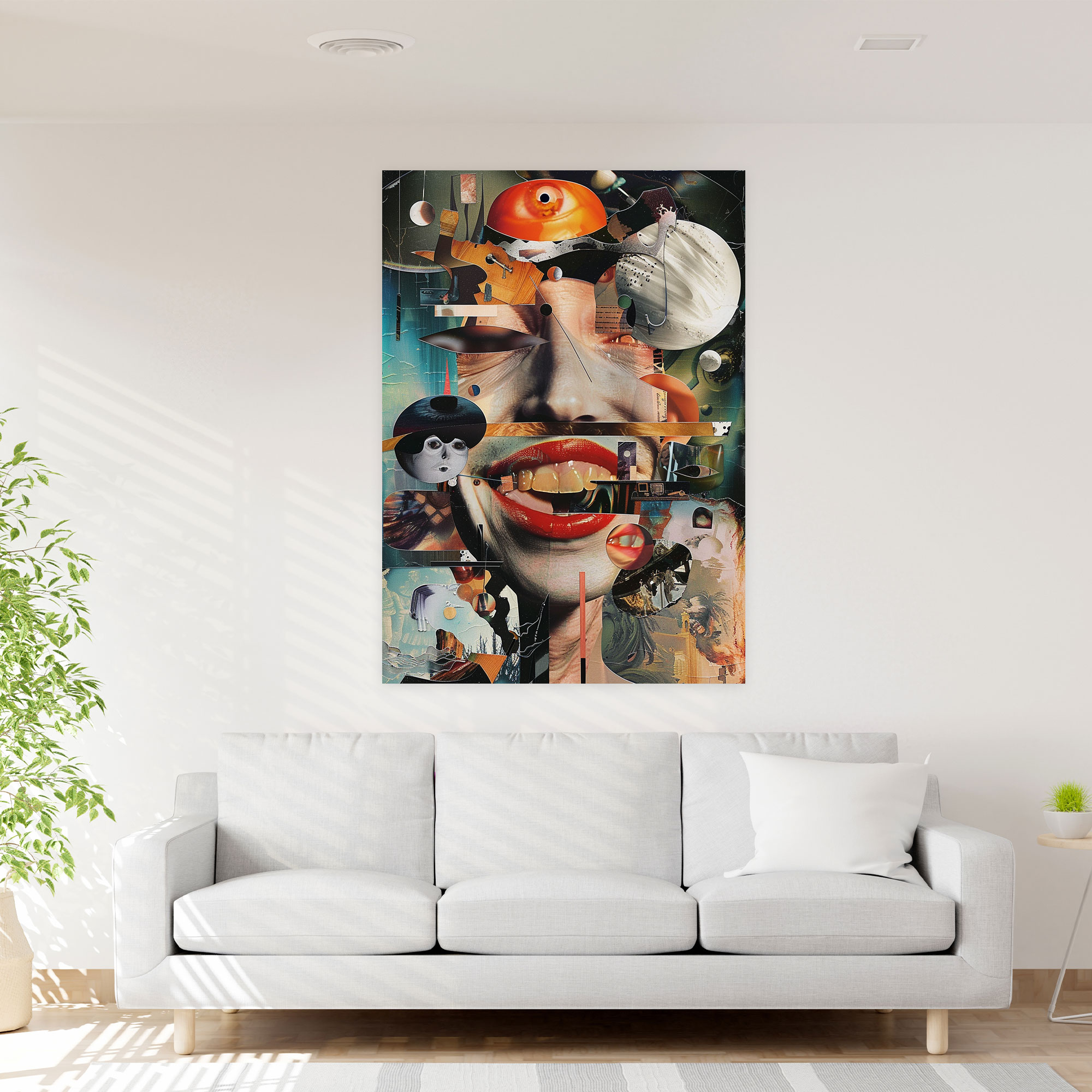 Surreal Dadaism Wall Art - Dadaism, Dadaism Style, Canvas, Wall Decoration