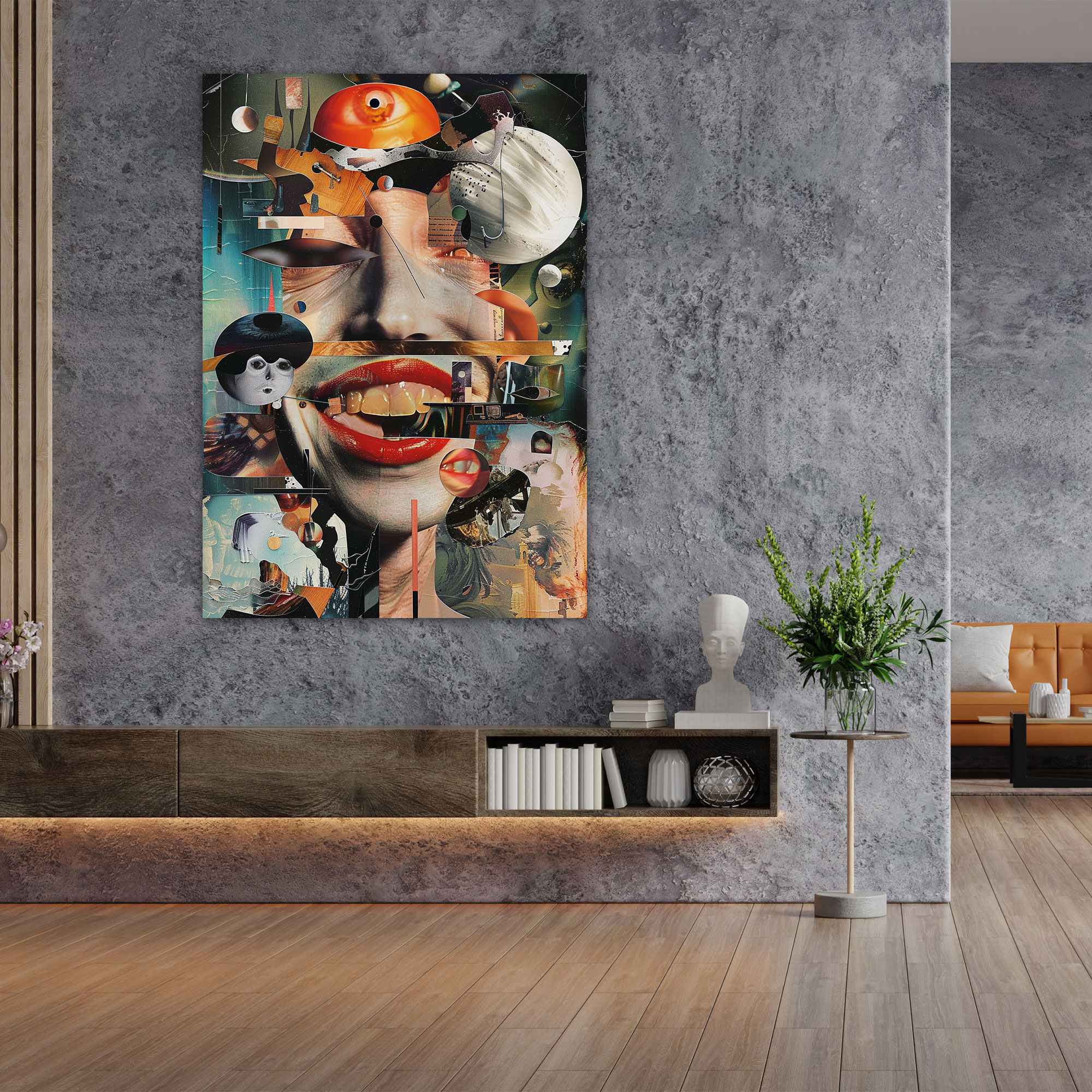 Surreal Dadaism Wall Art - Dadaism, Dadaism Style, Canvas, Wall Decoration