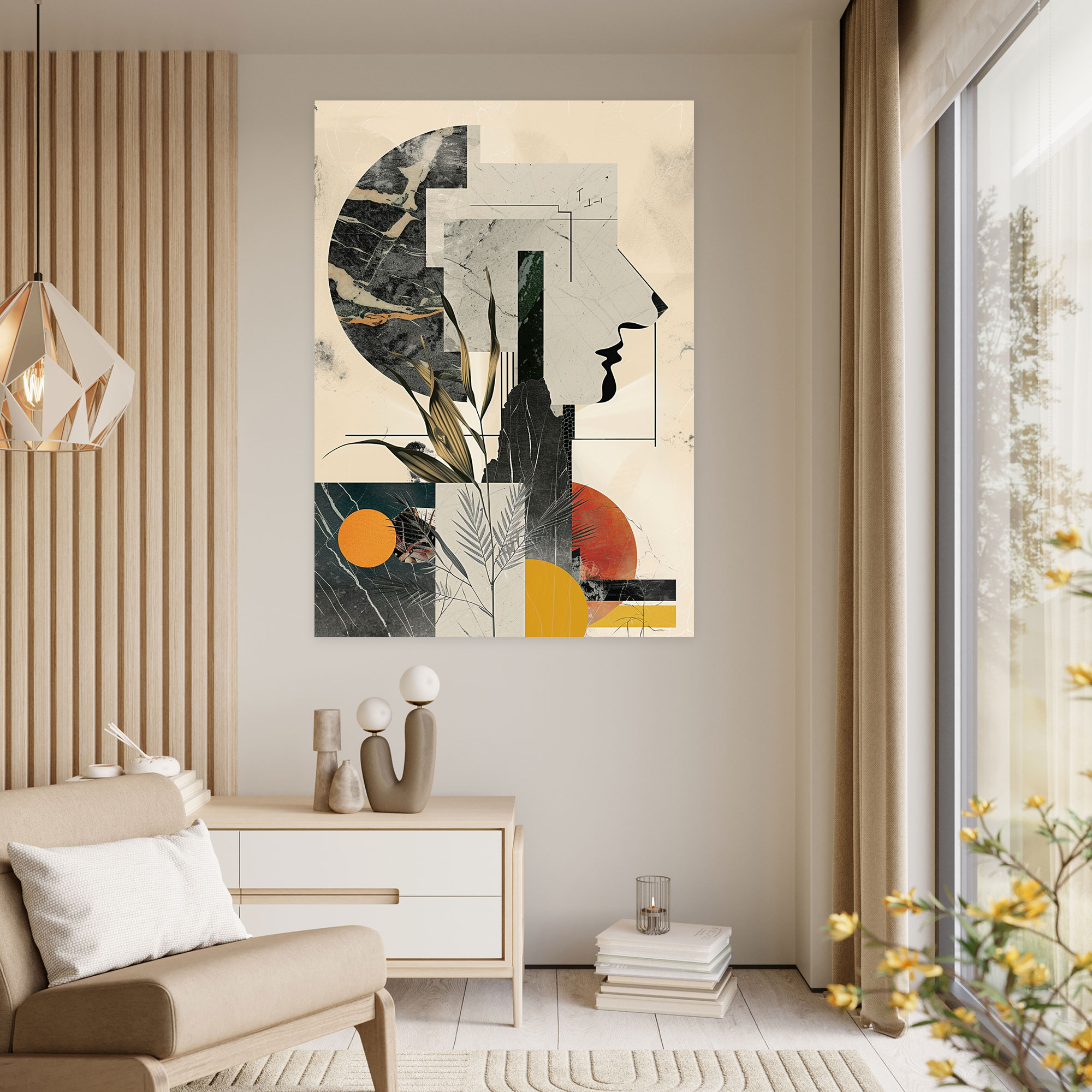 Nonsensical Compositions Dadaism Canvas Print - Dadaism, Home Decoration, Canvas Print, Canvas