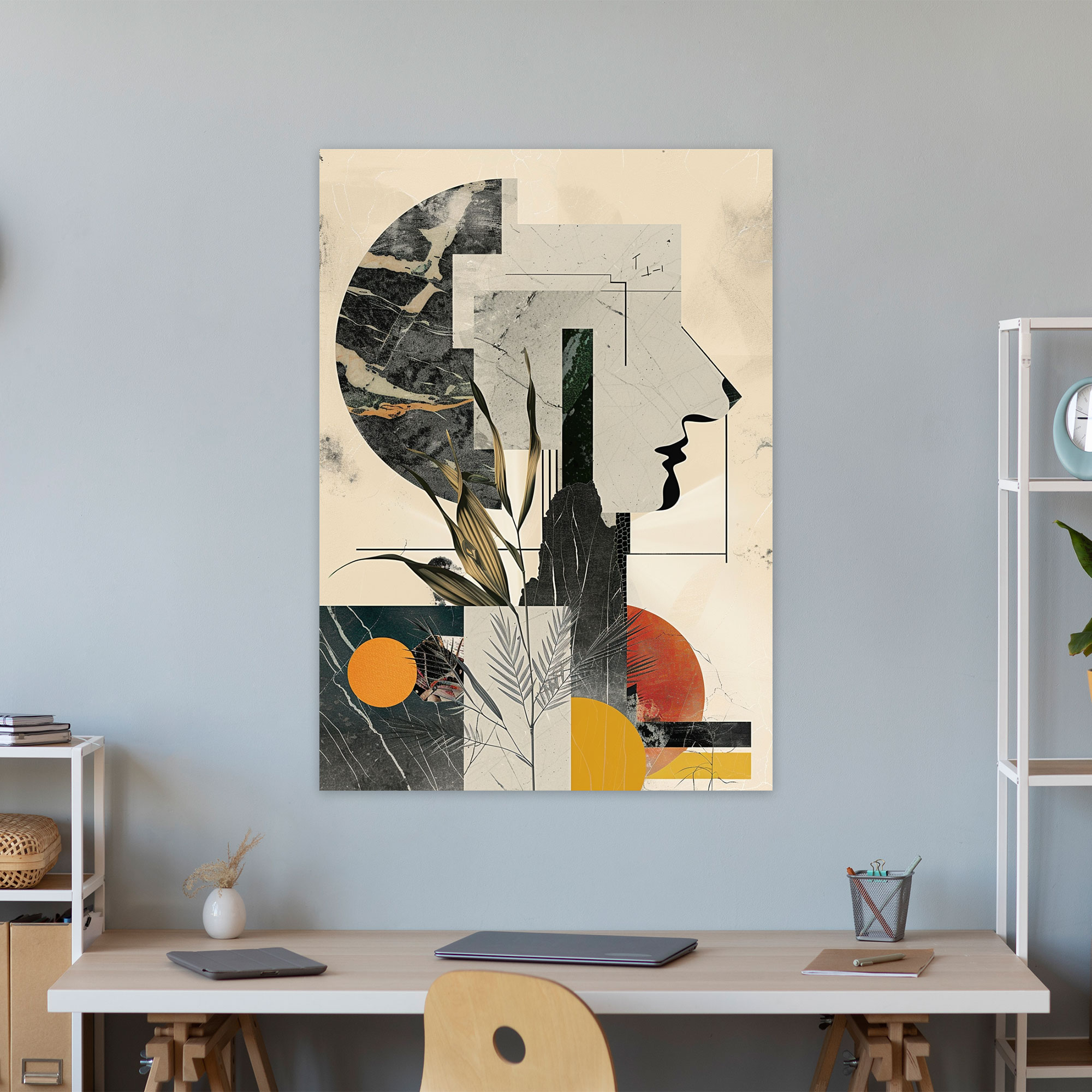 Nonsensical Compositions Dadaism Canvas Print - Dadaism, Home Decoration, Canvas Print, Canvas