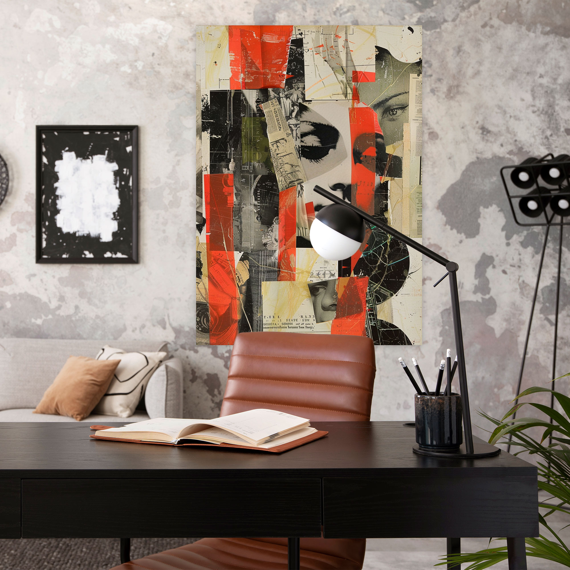 Mixed Media Dadaism Wall Art - Dadaism, Wall Decoration, Wall Art, Canvas