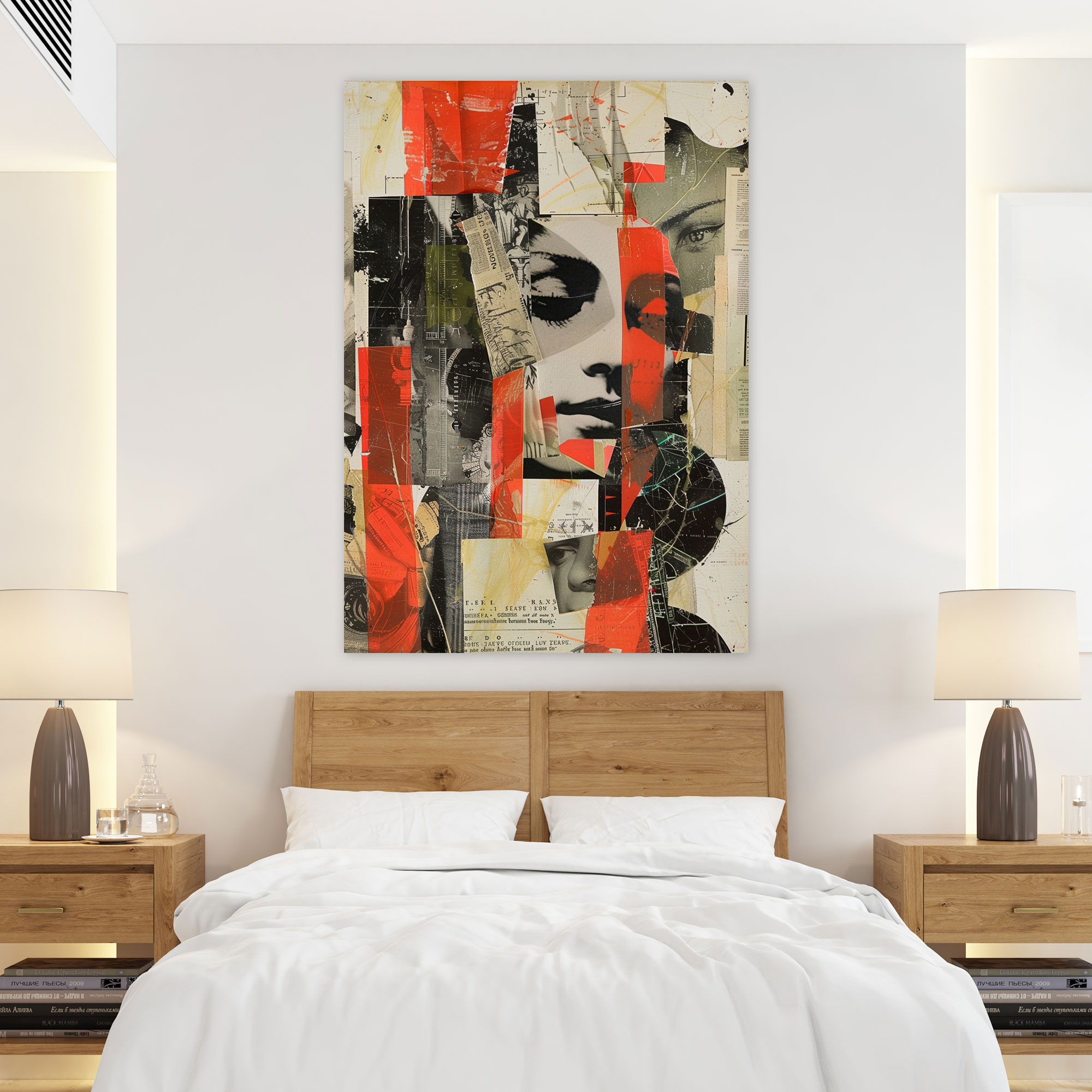 Mixed Media Dadaism Wall Art - Dadaism, Wall Decoration, Wall Art, Canvas