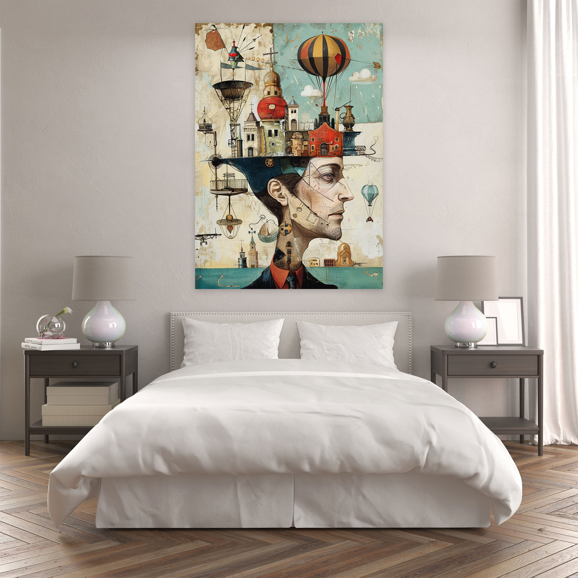 Whimsical Dadaism Canvas Print - Dadaism, Wall Art, Dadaism Style, Home Decoration