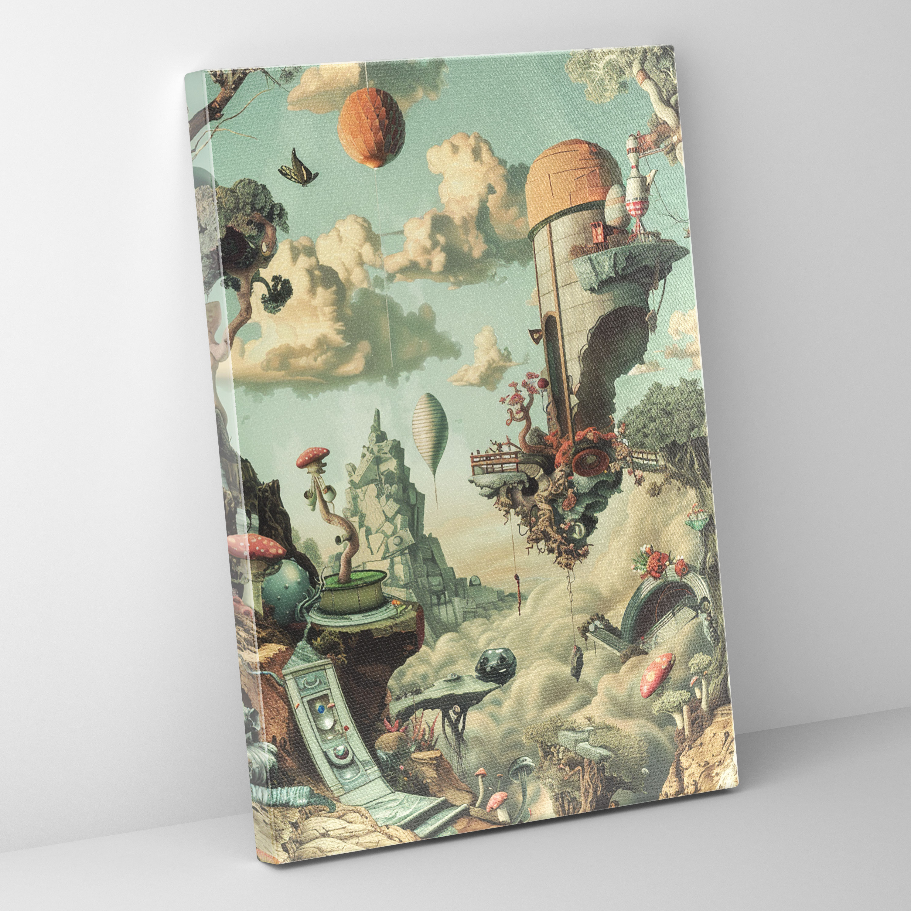 Dreamlike Landscapes Dadaism Wall Decoration - Dadaism, Canvas, Wall Decoration, Wall Art