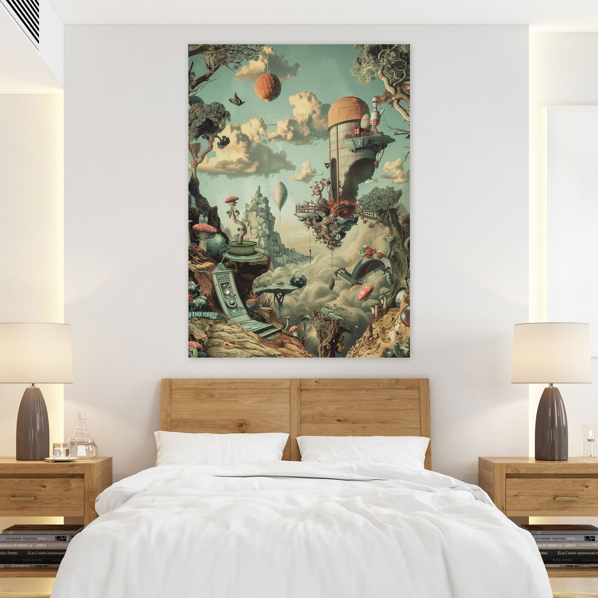 Dreamlike Landscapes Dadaism Wall Decoration - Dadaism, Canvas, Wall Decoration, Wall Art