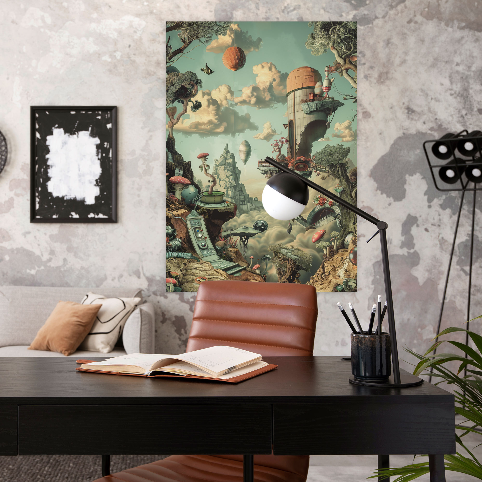 Dreamlike Landscapes Dadaism Wall Decoration - Dadaism, Canvas, Wall Decoration, Wall Art