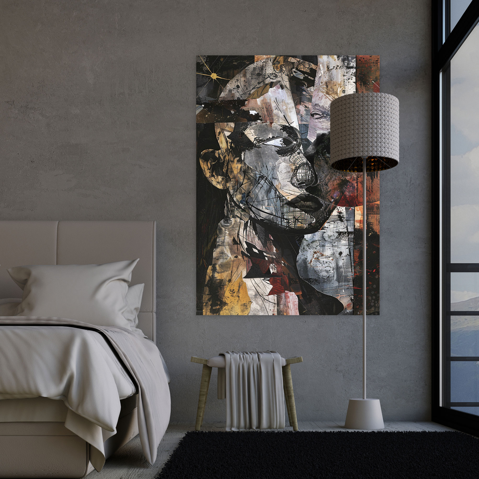 Distorted Dadaism Wall Art Canvas - Dadaism, Wall Decoration, Dadaism, Canvas Print