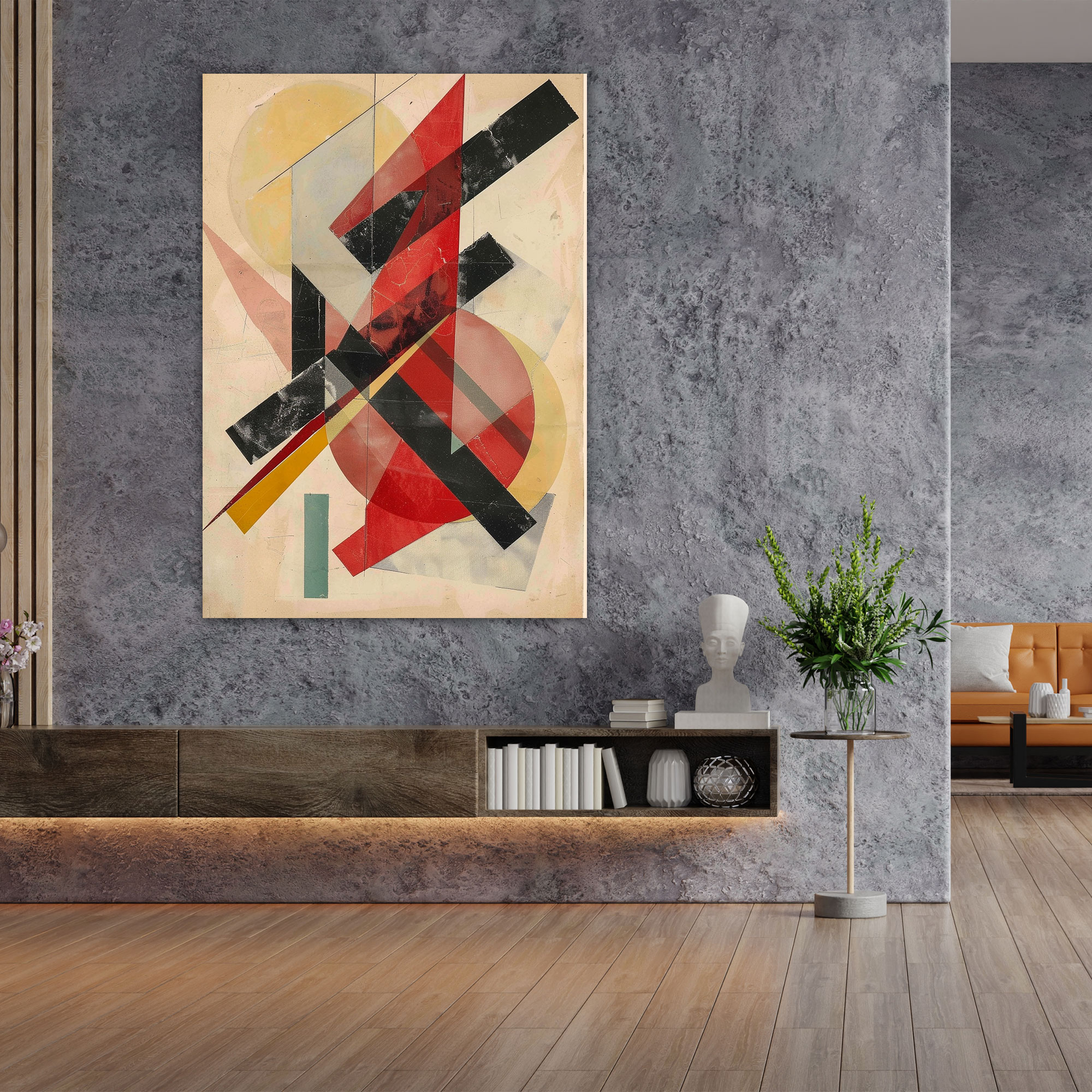 Dadaism Abstract Canvas Print - Dadaism, Wall Art, Dadaism Art Style, Canvas Wall Art