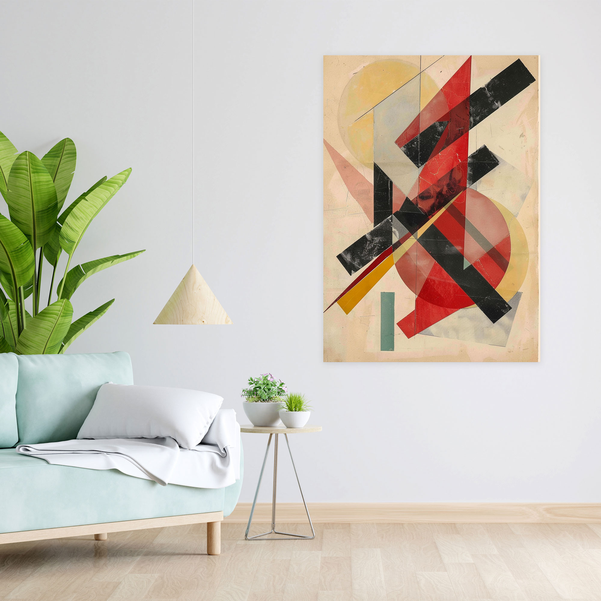 Dadaism Abstract Canvas Print - Dadaism, Wall Art, Dadaism Art Style, Canvas Wall Art
