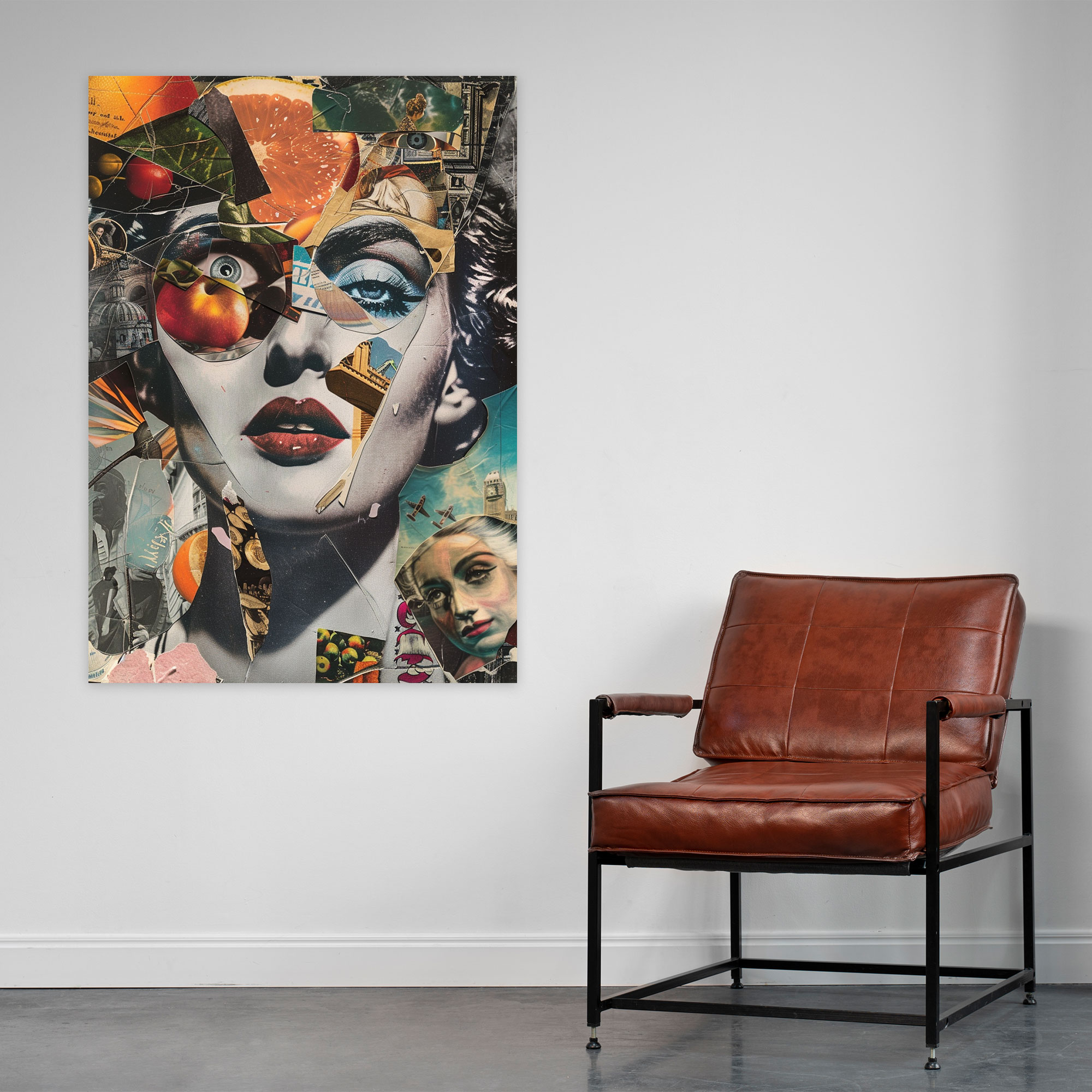 Dadaism Collage Canvas Print - Dadaism, Wall Art, Wall Decoration, Canvas Wall Art