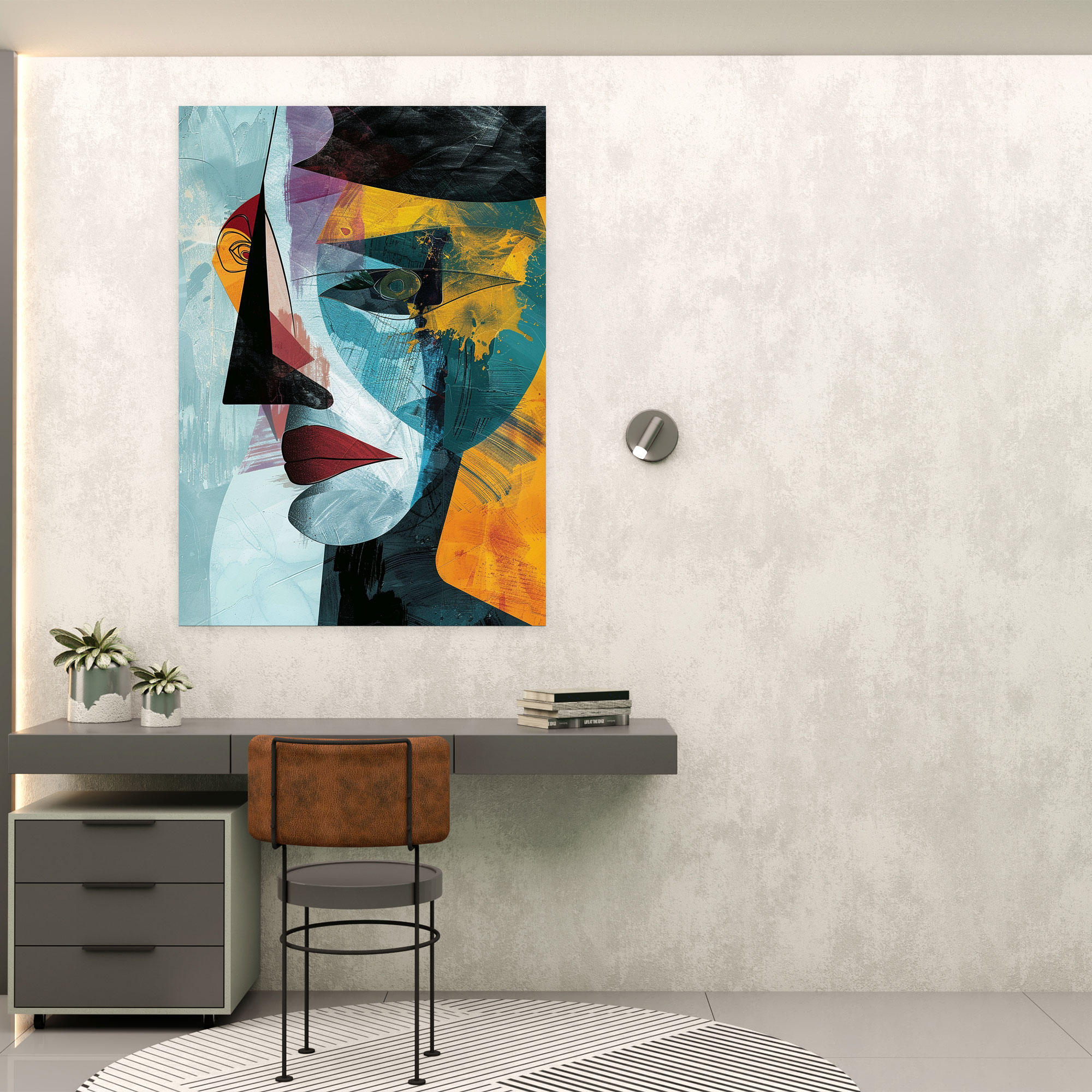 Dadaism Whimsical Wall Decoration - Dadaism, Wall Decoration, Dadaism Art Style, Wall Art