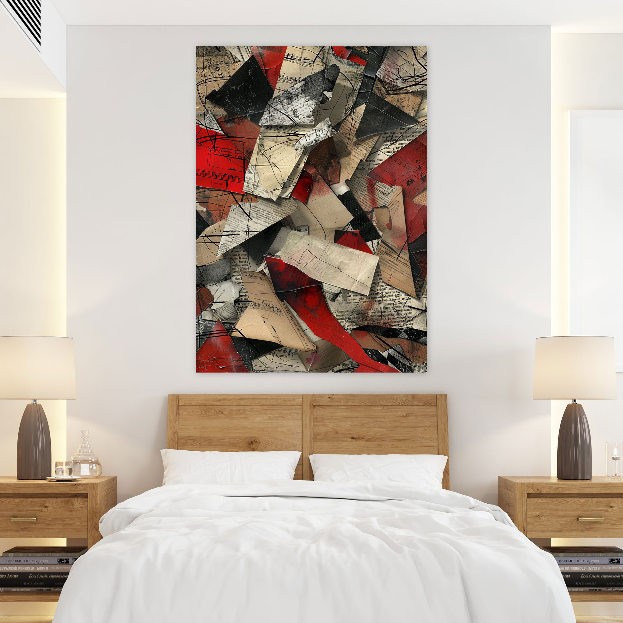 Dadaism Text Fragment Canvas Print - Dadaism, Home Decoration, Wall Decoration, Wall Art
