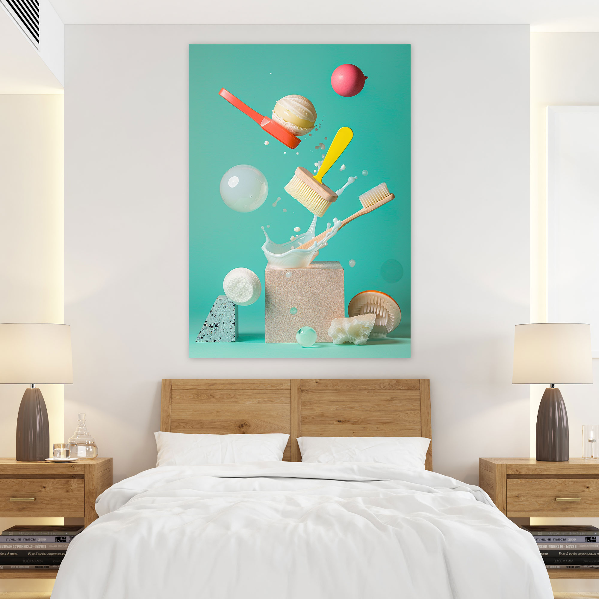Dadaism Playful Wall Decoration - Dadaism, Canvas, Wall Art, Home Decoration